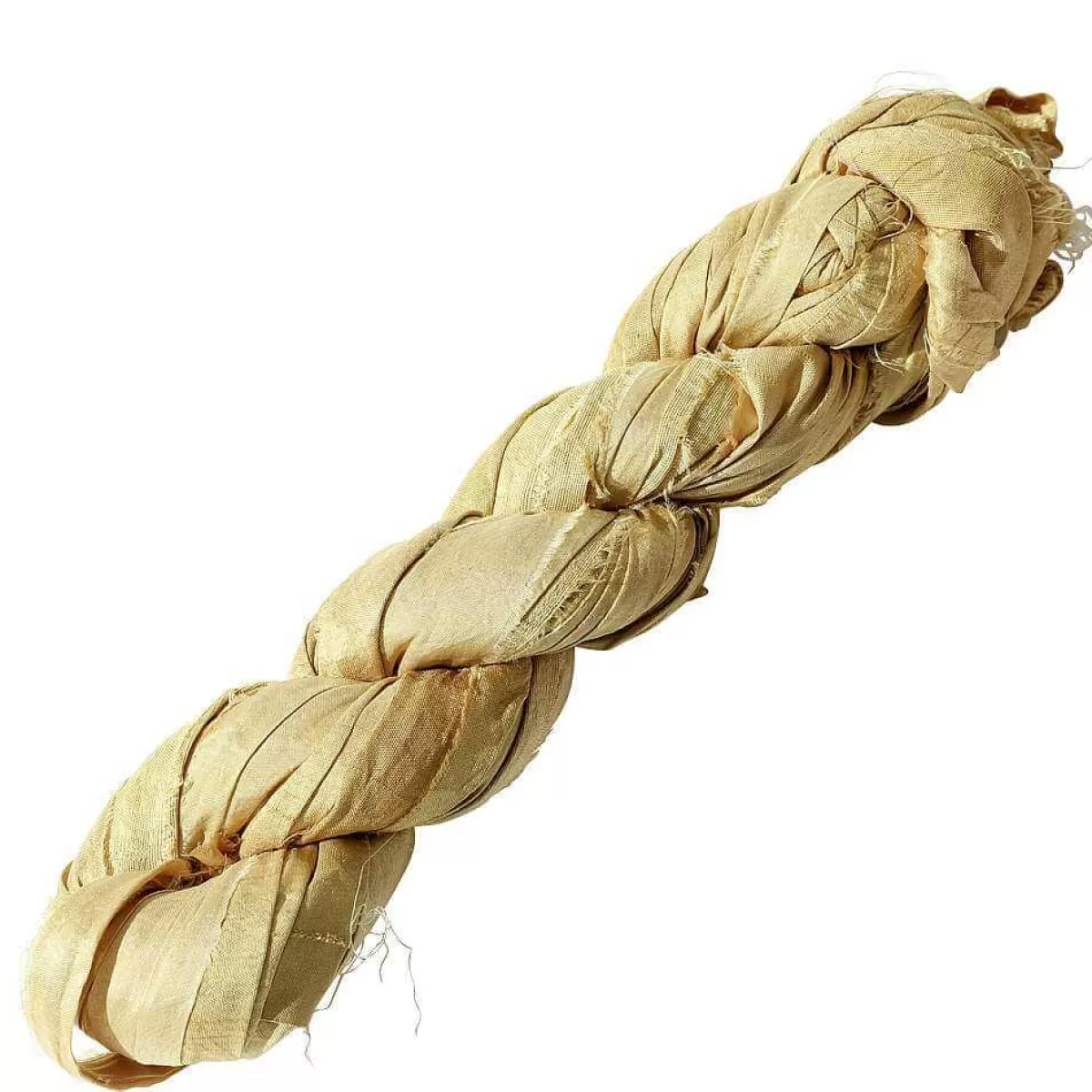 DecoWoerner Recycled Silk Ribbon 25 M Mustard