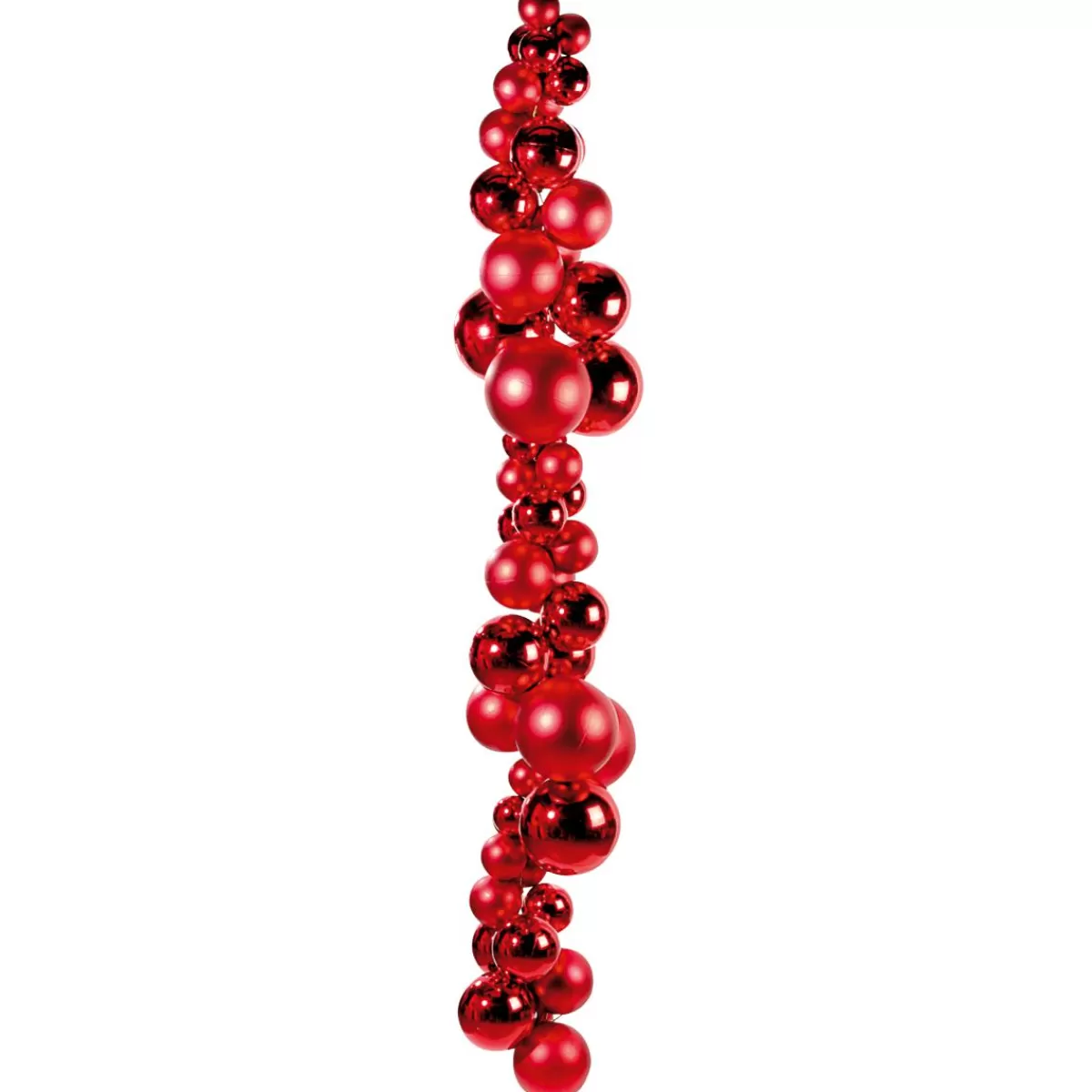 DecoWoerner , Matt Christmas Balls Made Of Flame-retardant Plastic, 6 Cm Ø - 24 Pieces