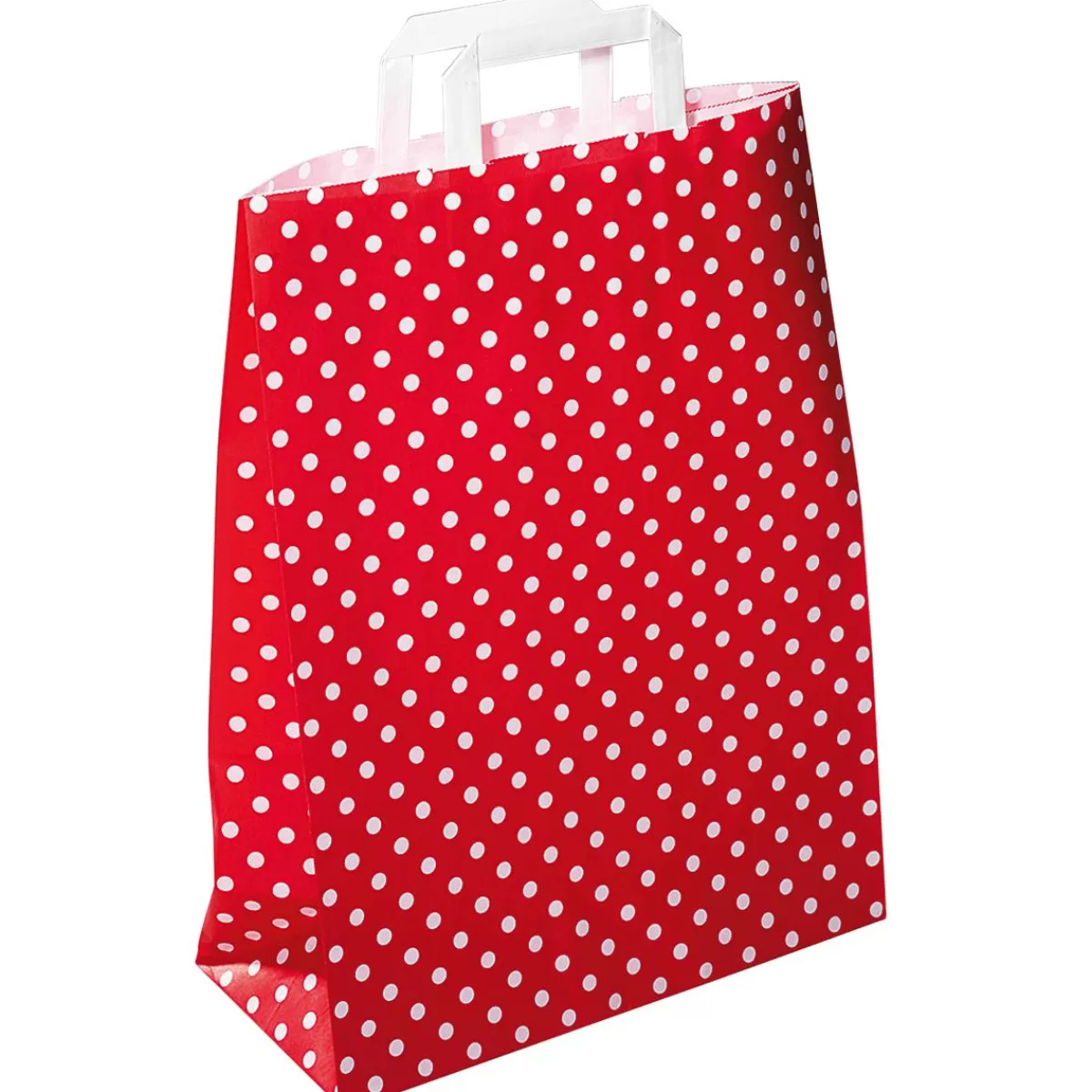 DecoWoerner Paper Bag "Dots" 40 X 32 Cm 50 Pieces