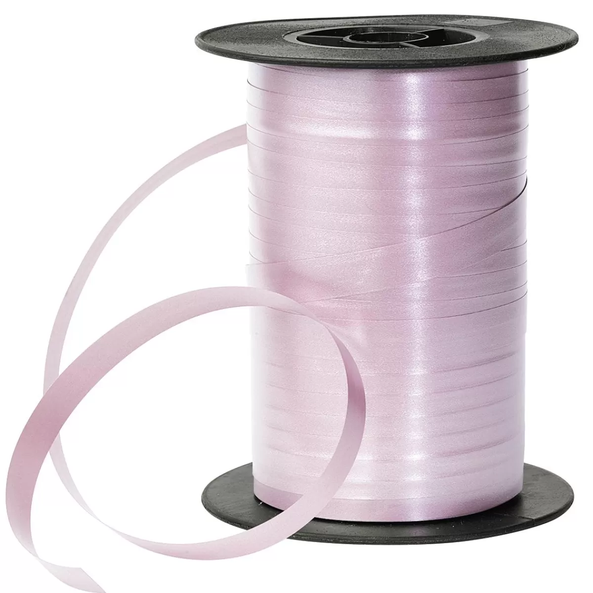 DecoWoerner Ring Ribbon Pastel, 10 Mm, 150 M, Rosé