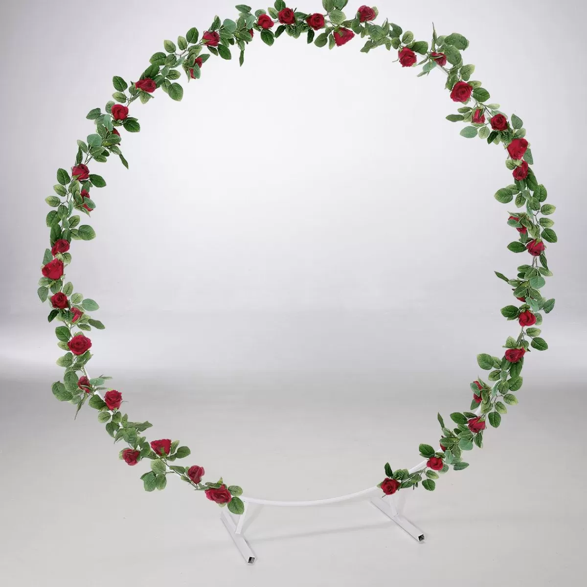 DecoWoerner Round en Wedding Arch Metal Arch 200 Cm