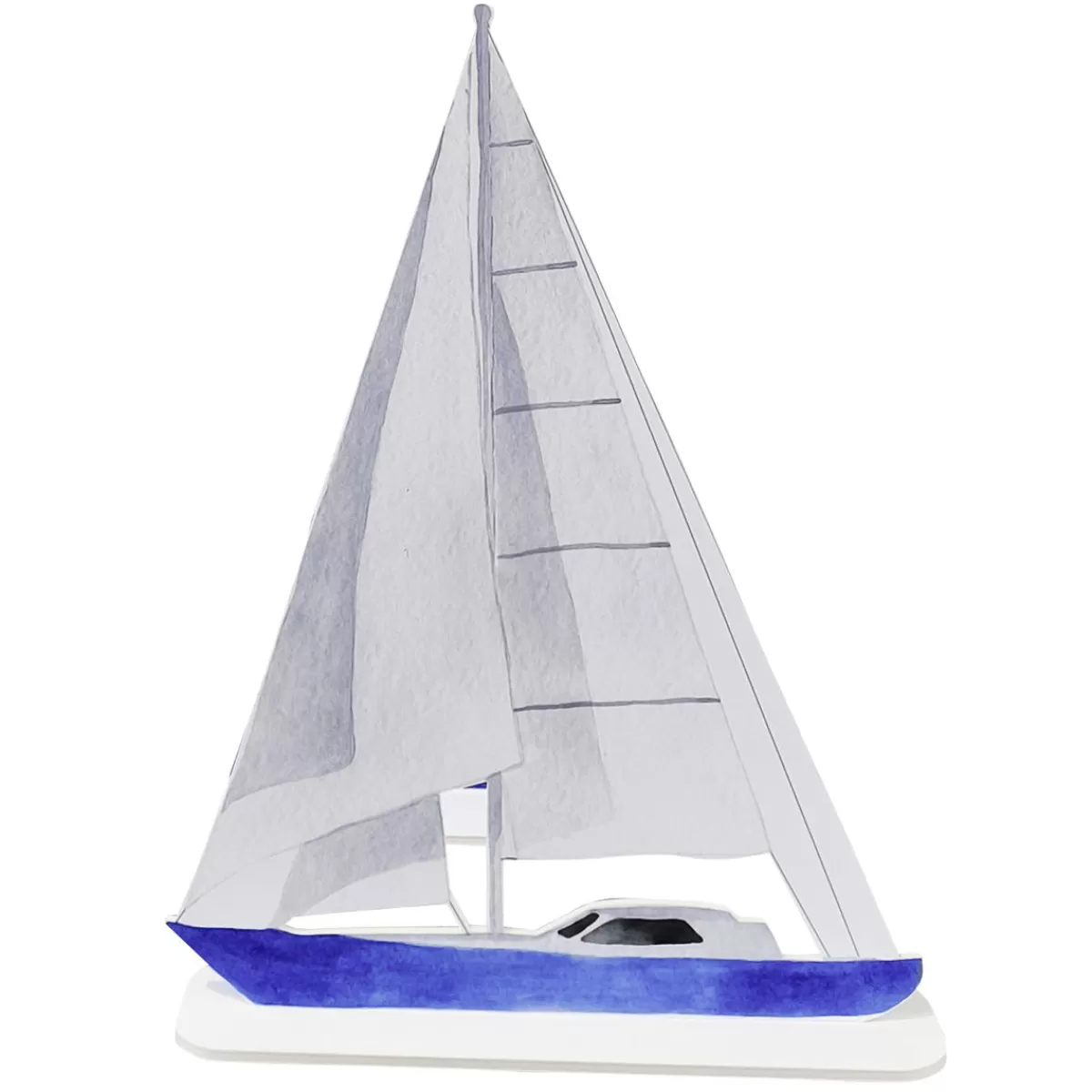 DecoWoerner Sailing Boat Display 80 Cm