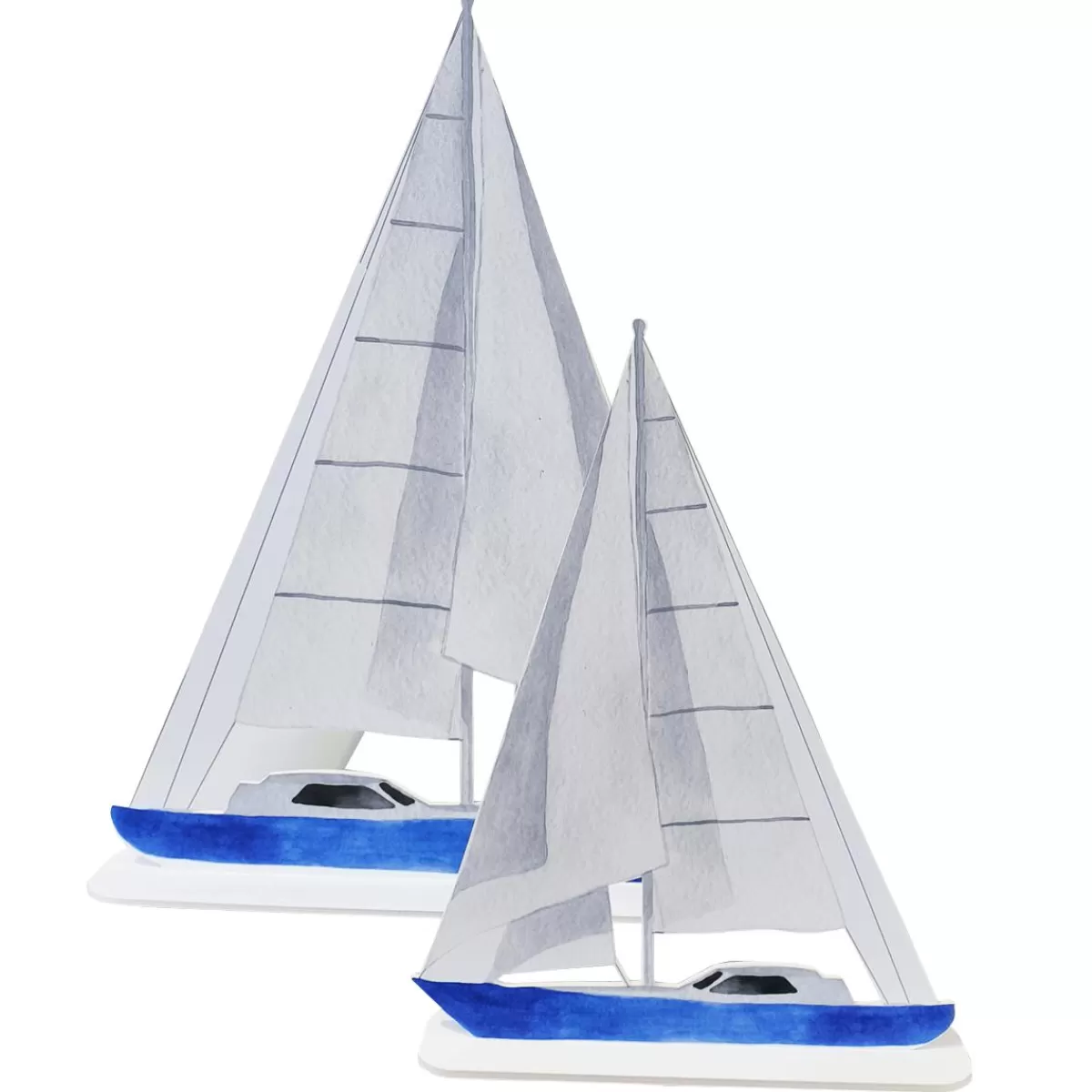 DecoWoerner Sailing Boat Display 80 Cm