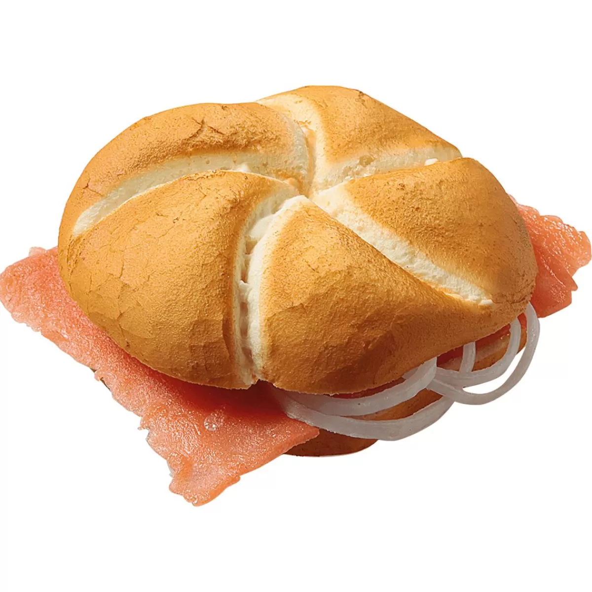 DecoWoerner Salmon Sandwich Food Replica 13 Cm