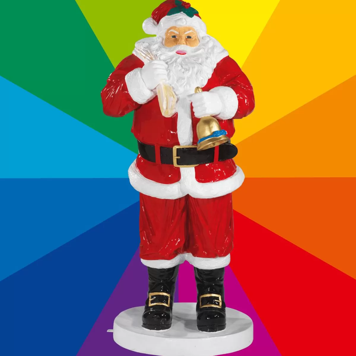 DecoWoerner Santa Claus In Desired Colour 180 Cm