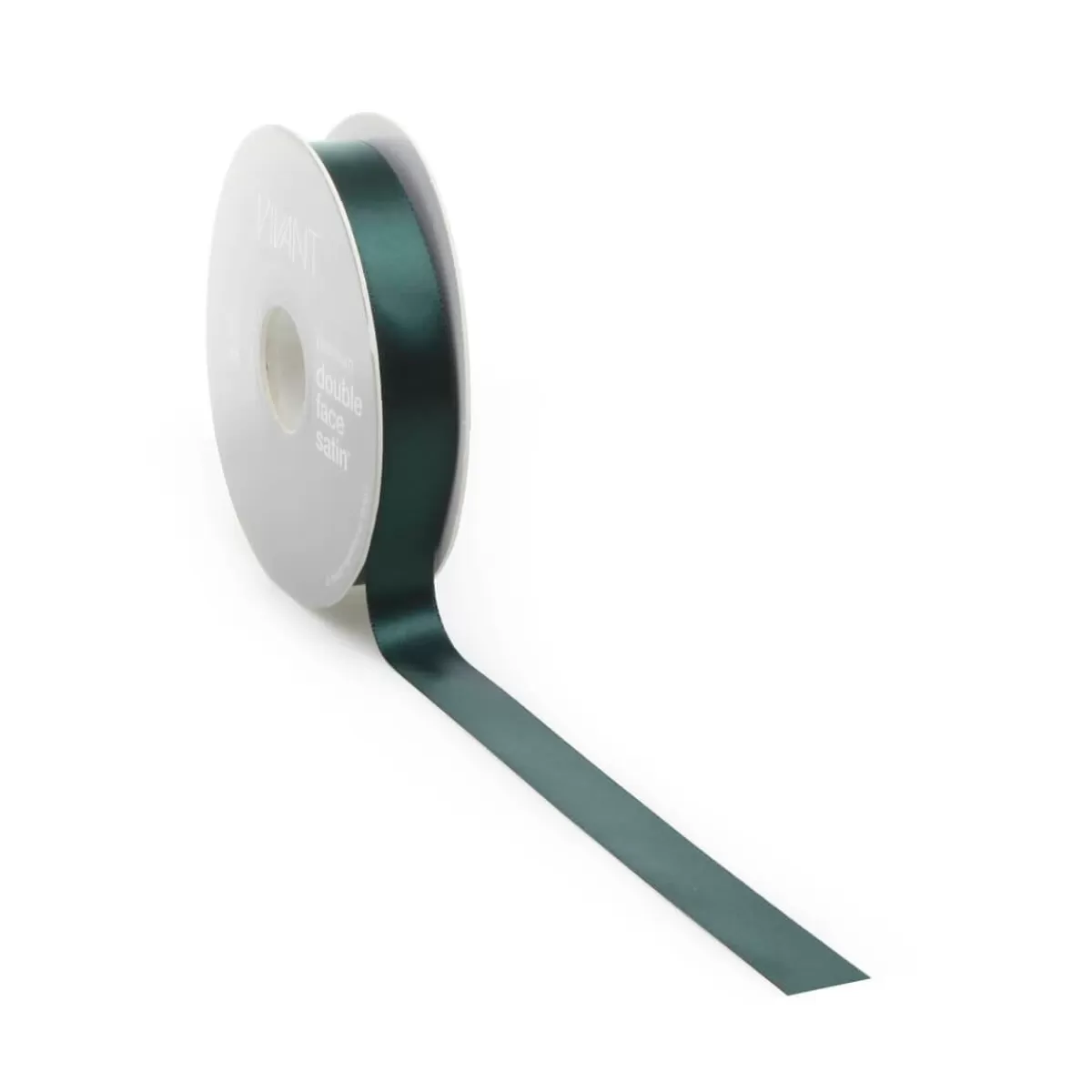 DecoWoerner Satin Ribbon, 25 Mm X 25m Dark