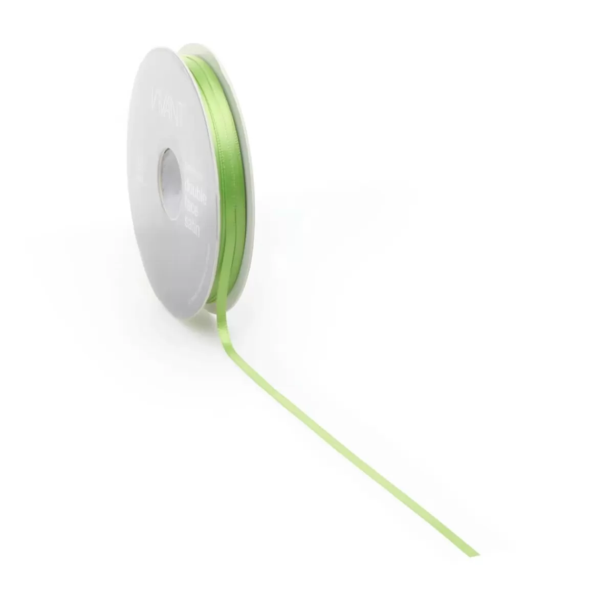 DecoWoerner Satin Ribbon, 3 Mm X 50m Light