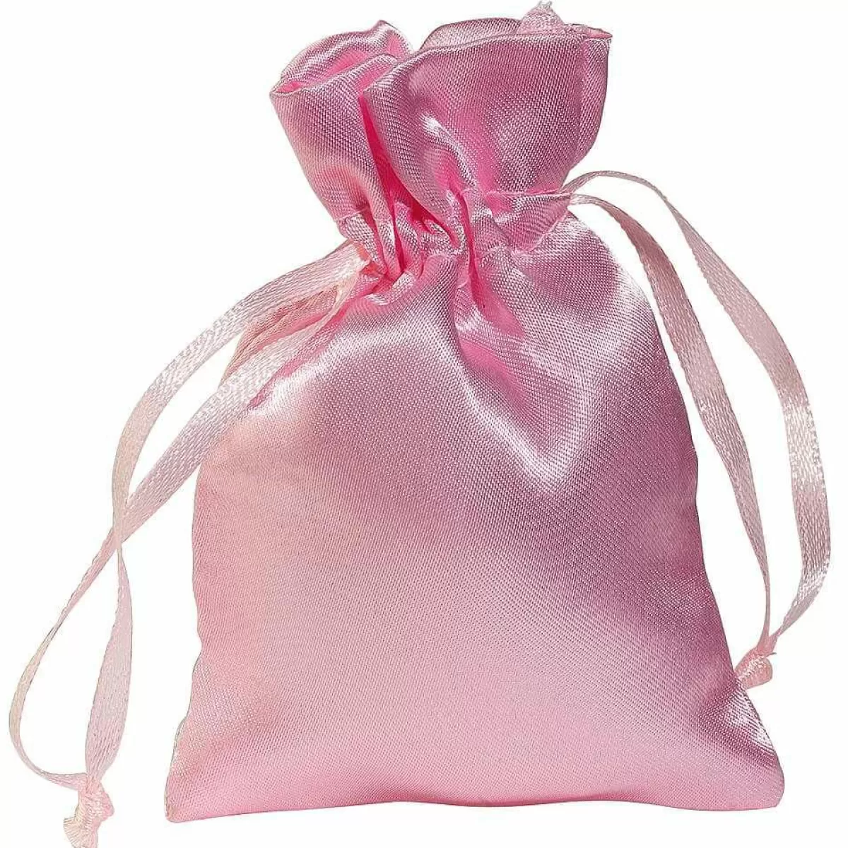 DecoWoerner Satin Sachets 10 Cm, 30 Pcs, Rose