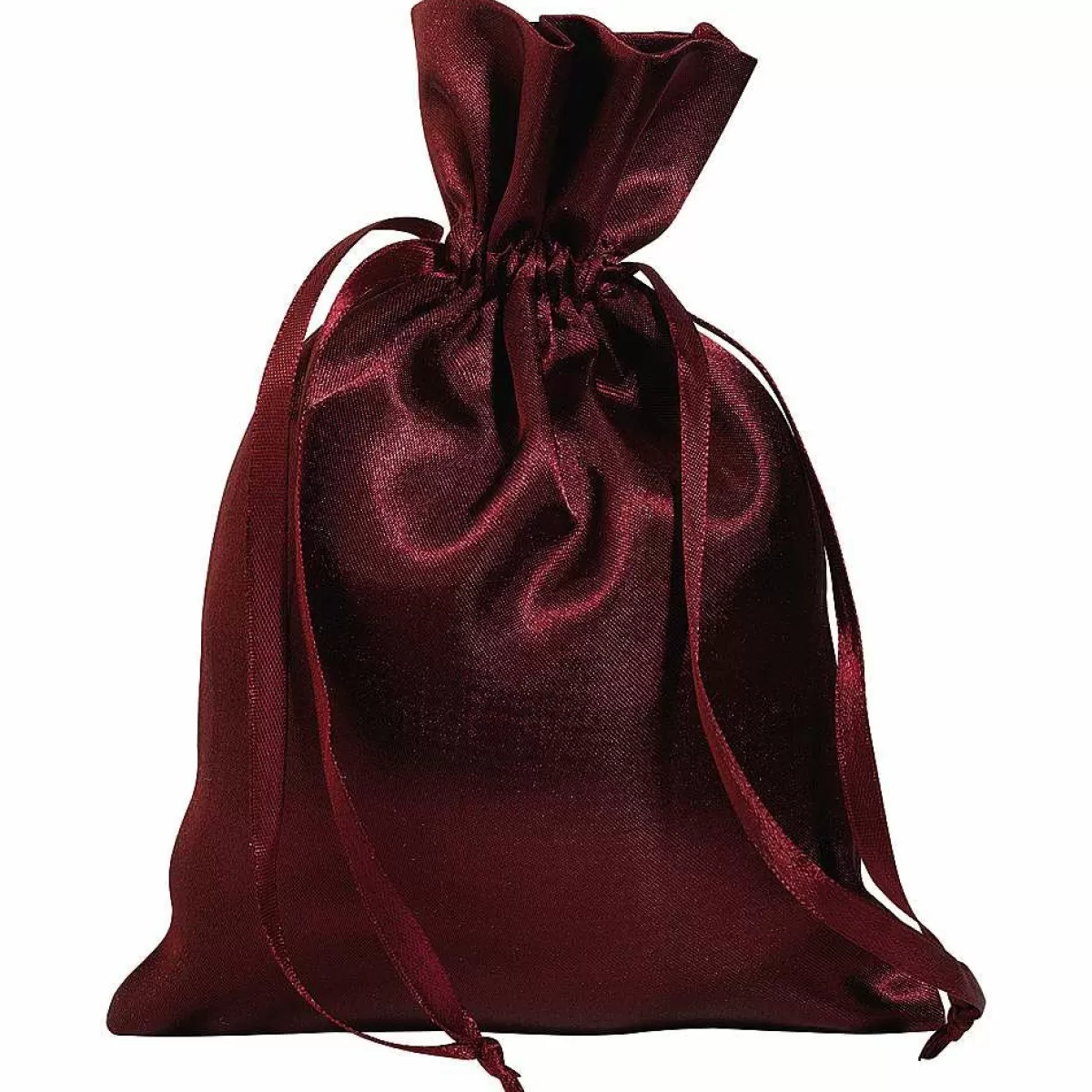 DecoWoerner Satin Sachets 18 Cm, 30 Pcs, Bordeaux