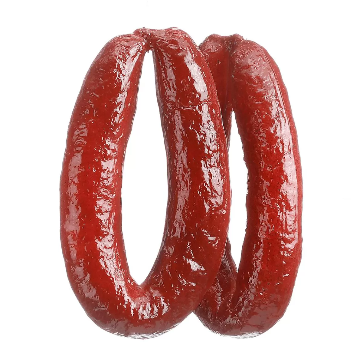 DecoWoerner Sausage Rings Food Dummy, Package 2 Pieces