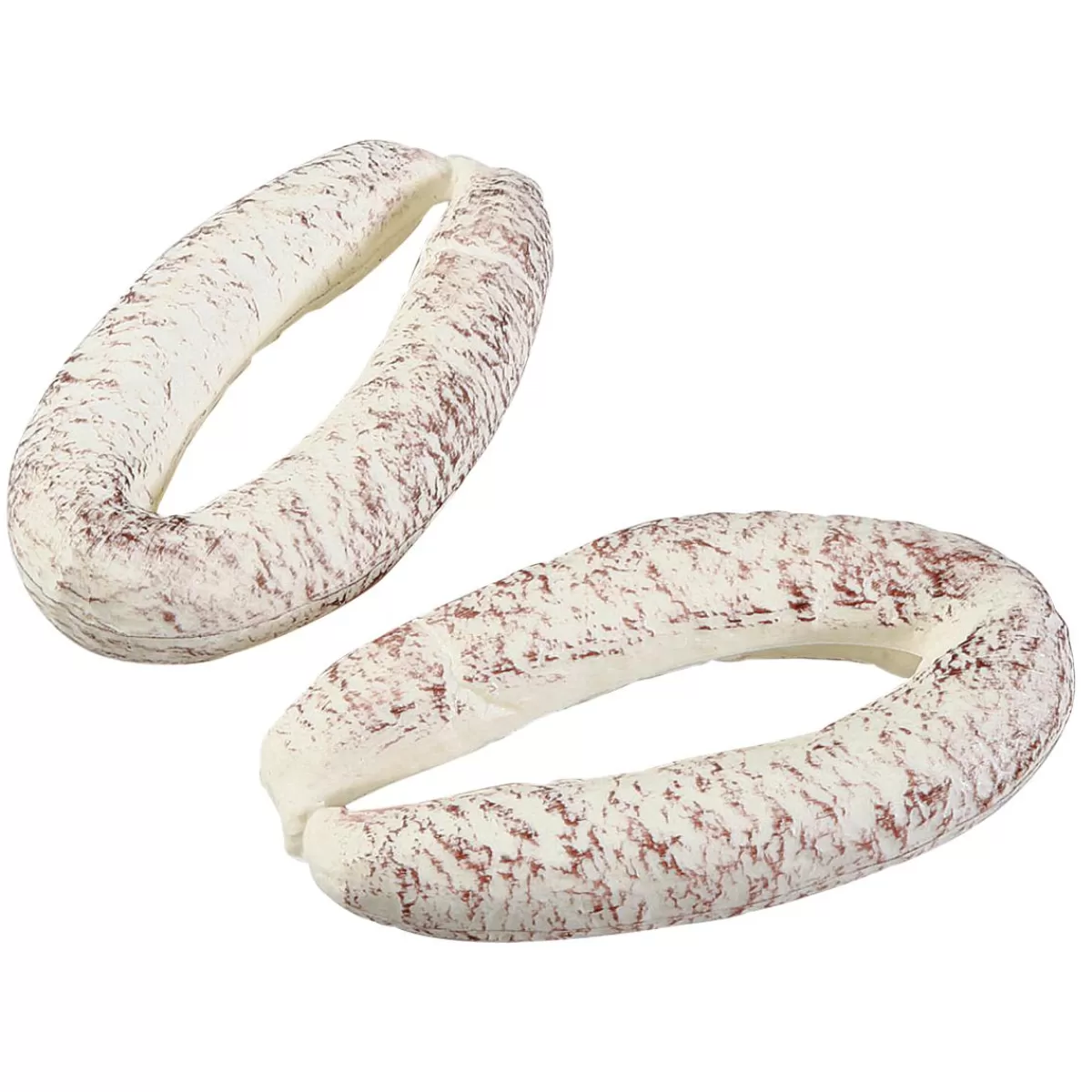 DecoWoerner Sausage Rings Food Dummy, Package 2 Pieces