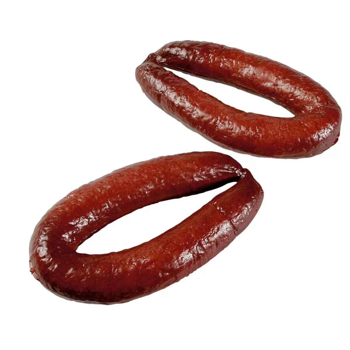 DecoWoerner Sausage Rings Food Dummy, Package 2 Pieces