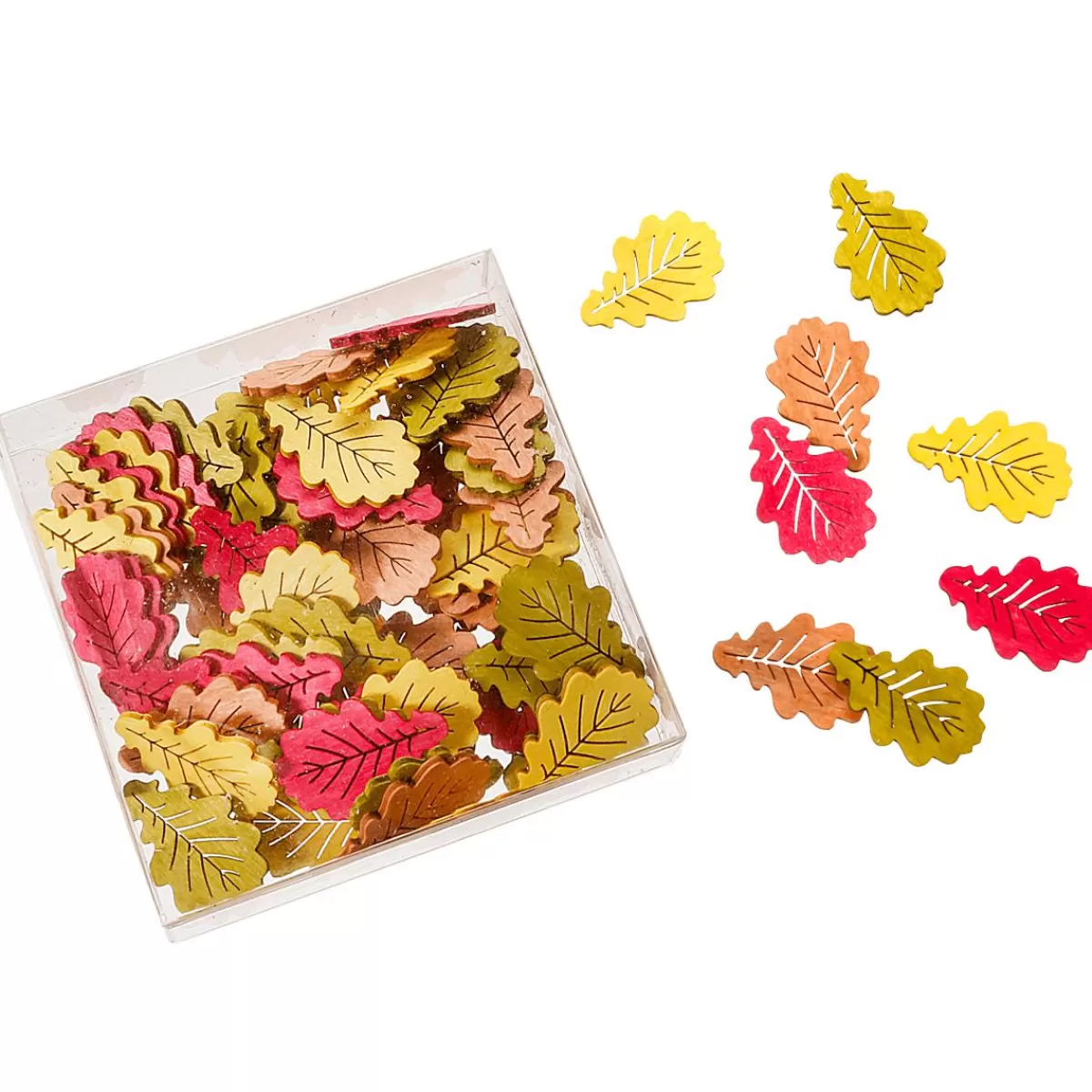 DecoWoerner Scattering Autumn Leaves 72 Pieces 3,5 X 4 Cm