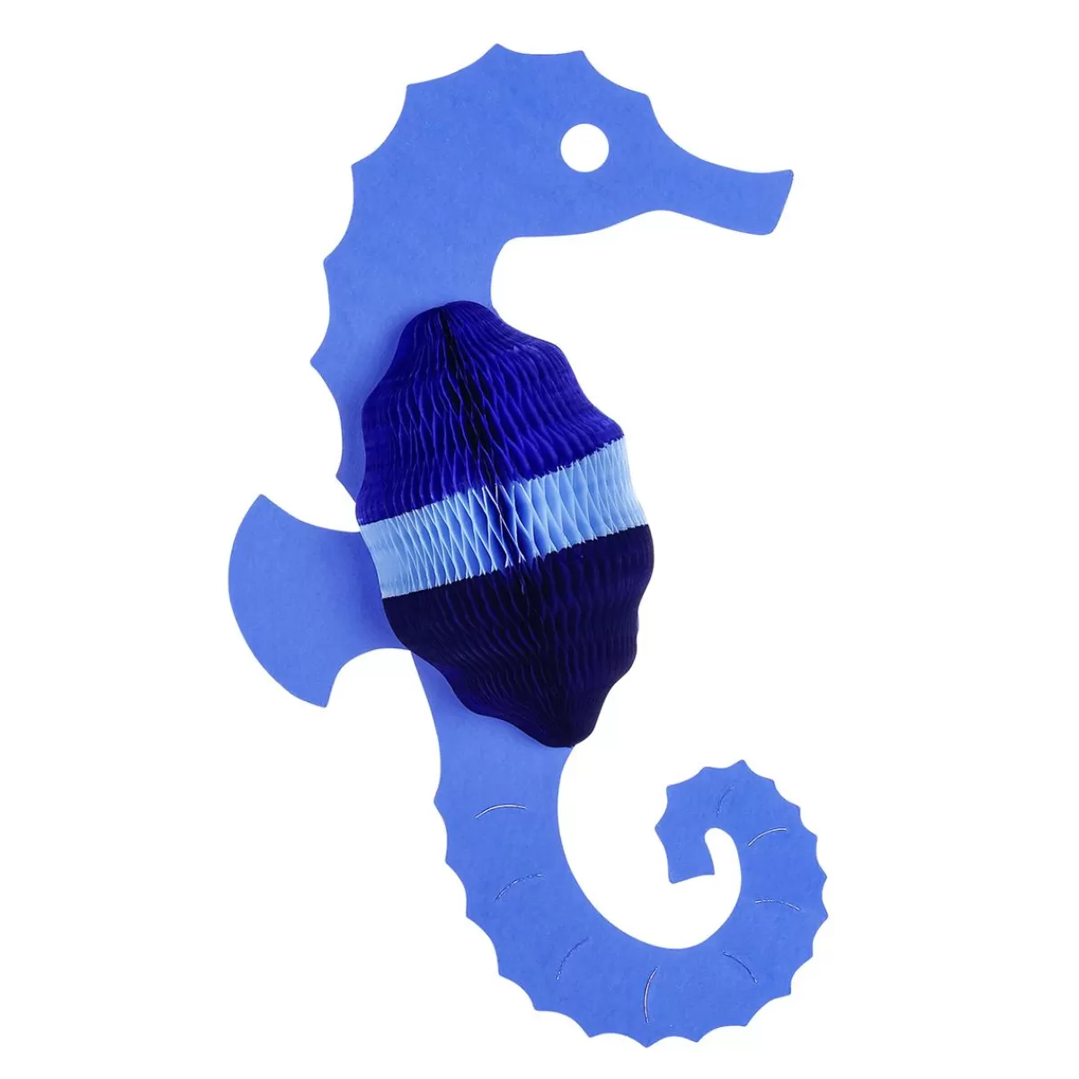 DecoWoerner Seahorse Made Of Flame Retardant Honeycomb Paper And Cardboard 54 Cm