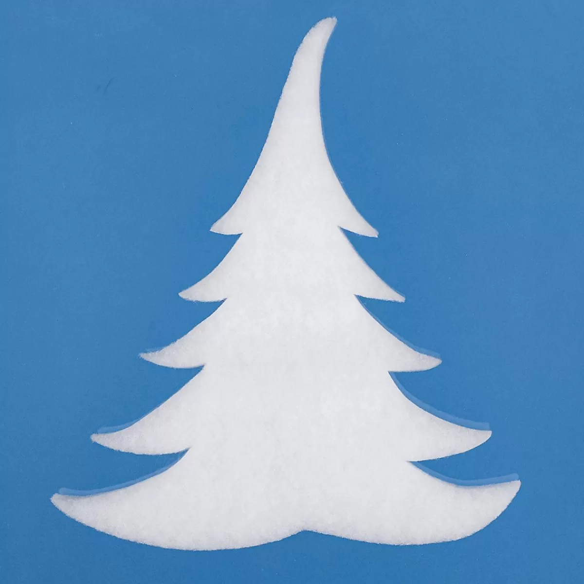 DecoWoerner Snow Fir From Shaped Cotton Wool, , 18 Cm