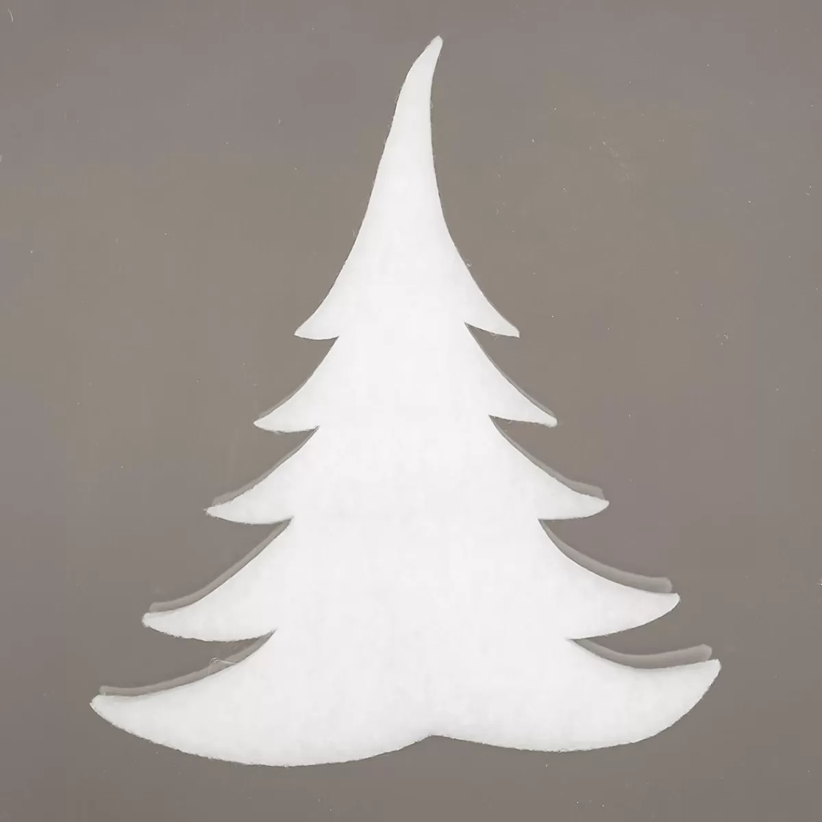 DecoWoerner Snow Fir From Shaped Cotton Wool, , 18 Cm