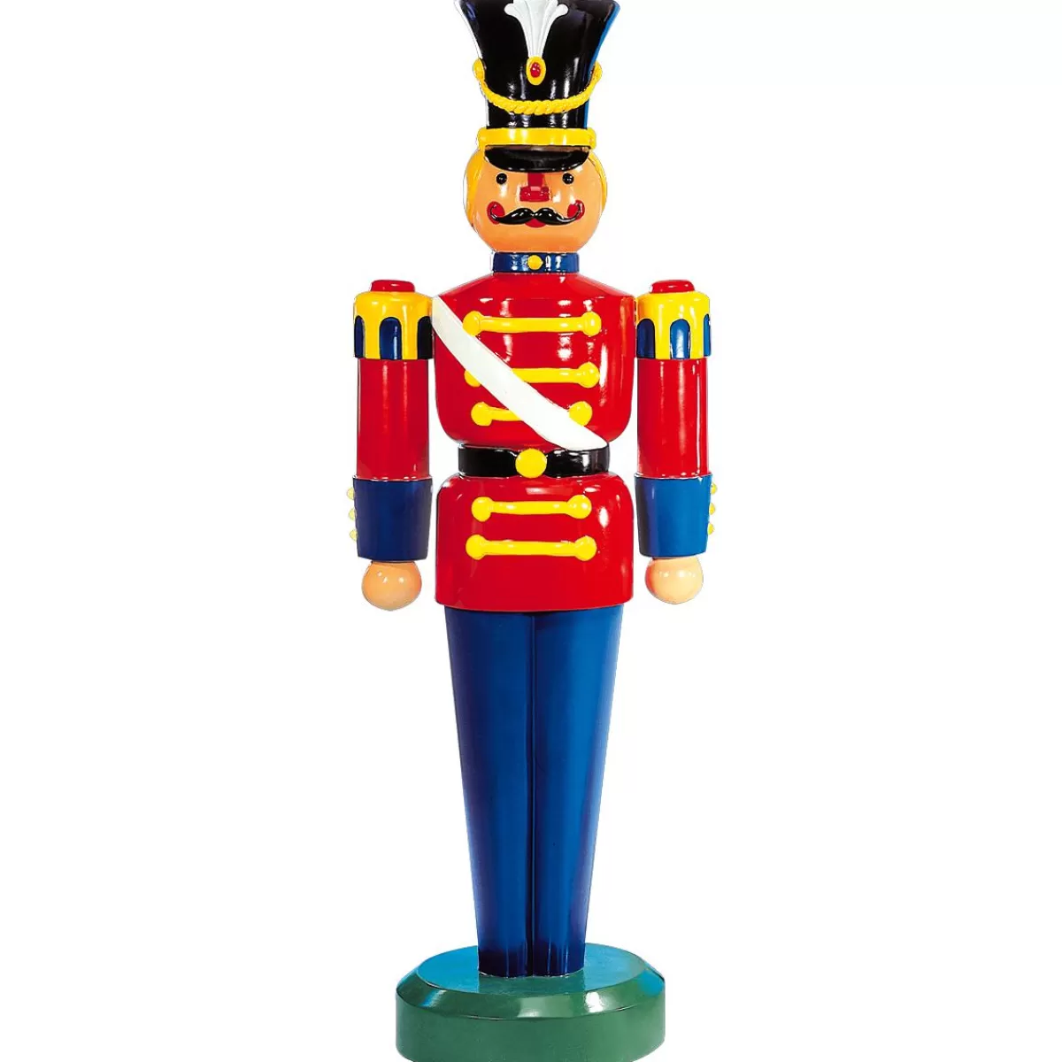 DecoWoerner Soldier Figure 185 Cm, Red-blue, Full Plastic