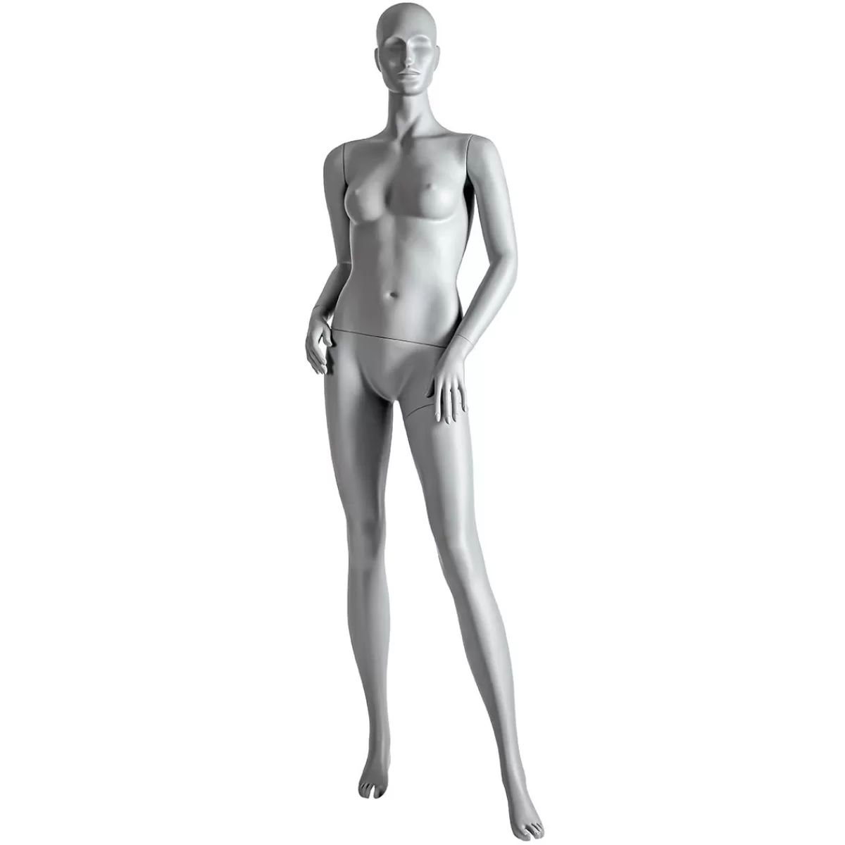 DecoWoerner Sport Mannequin Lady Athlete - Left Leg Flared & Both Arms Bent