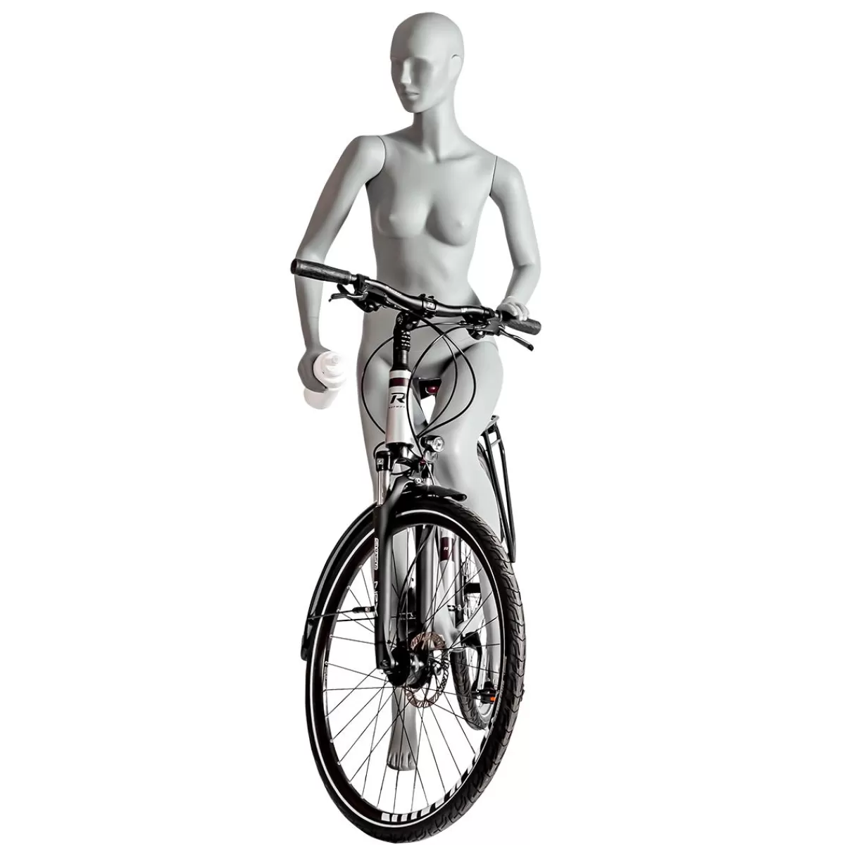 DecoWoerner Sport Mannequin Lady Cyclist, Walker - Left Leg Raised & Left Arms Bent