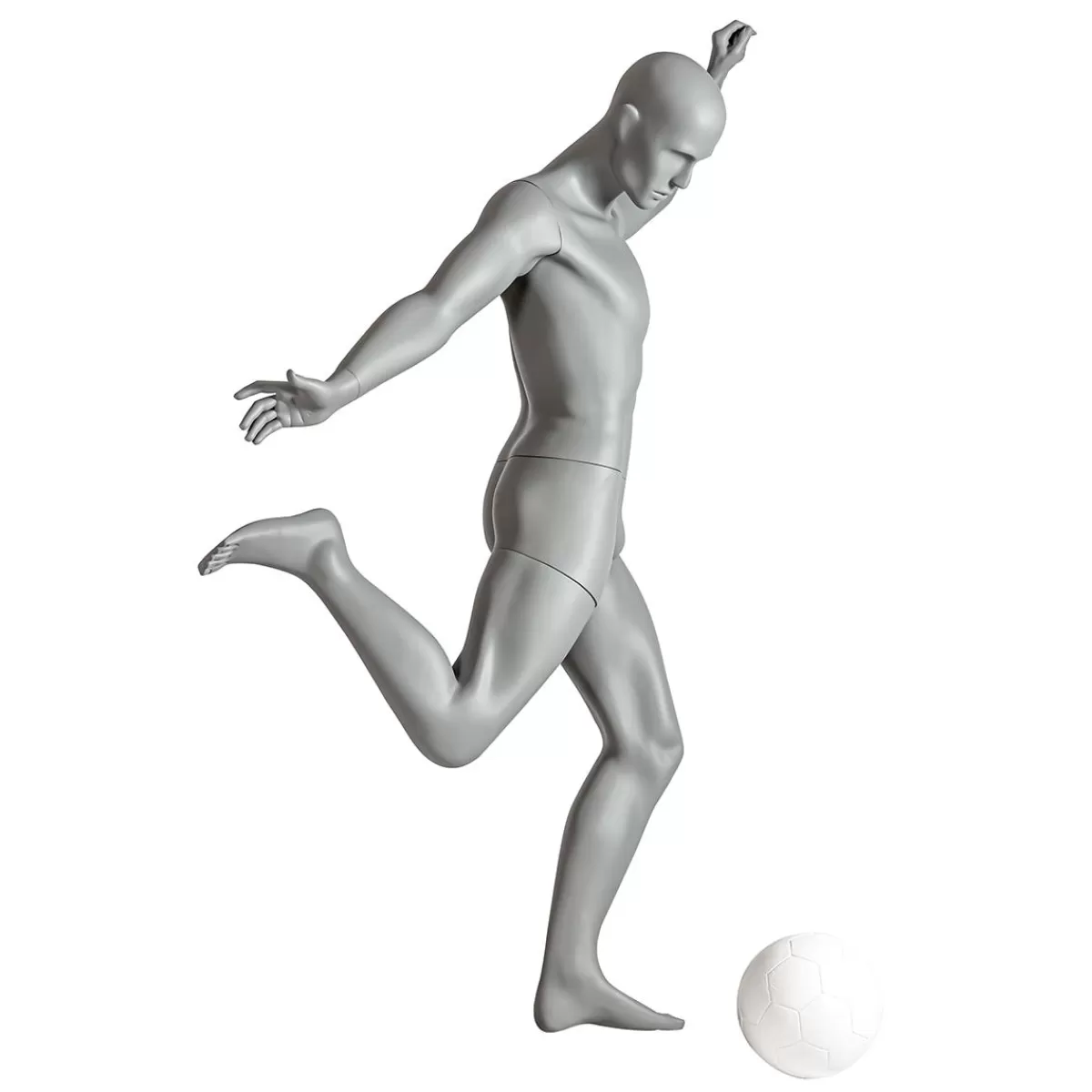 DecoWoerner Sport Mannequin Man Footballer - Right Leg Raised