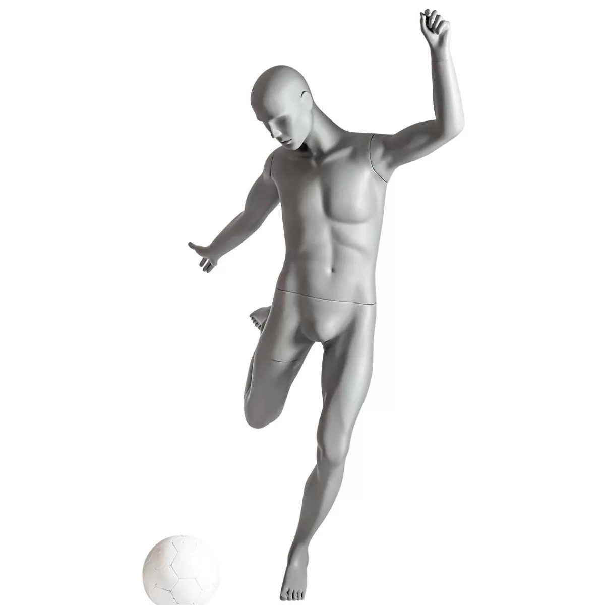 DecoWoerner Sport Mannequin Man Footballer - Right Leg Raised