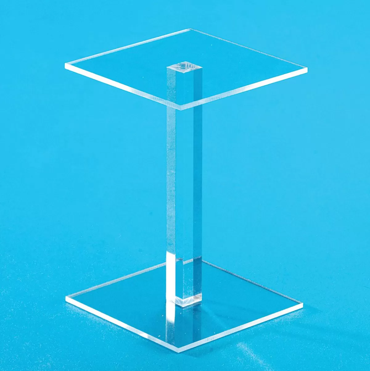 DecoWoerner Square Profile Column Made Of Acrylic Height 15 Cm