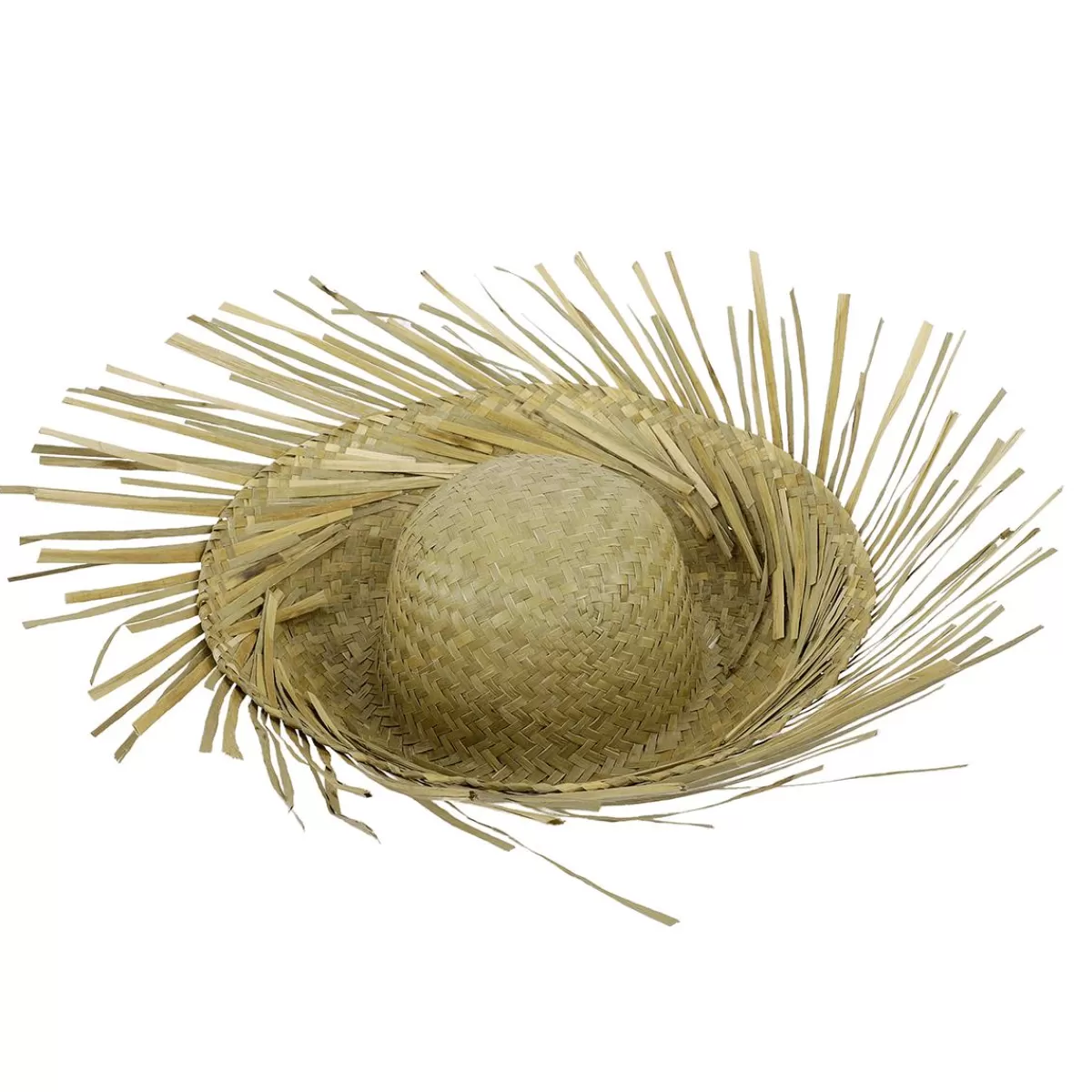 DecoWoerner Straw Hat Natural , 40 Cm Ø