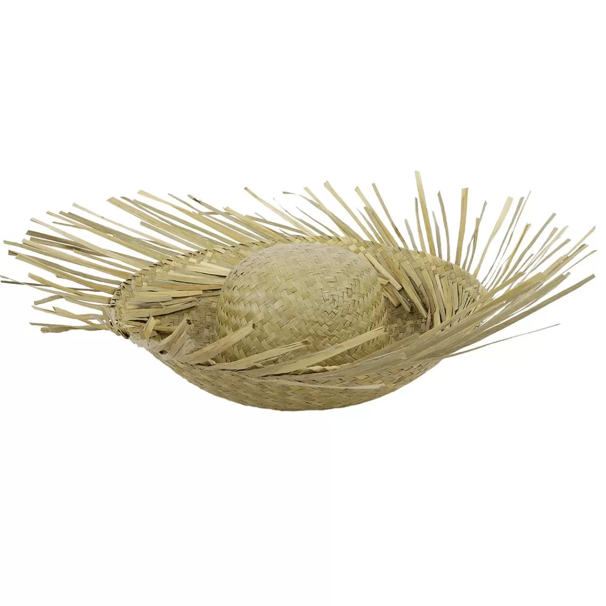 DecoWoerner Straw Hat Natural , 40 Cm Ø