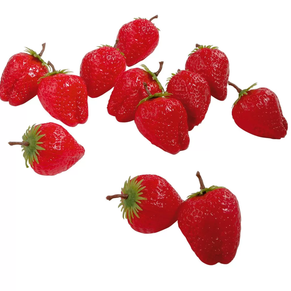 DecoWoerner Strawberries Food Replica 12 Pcs