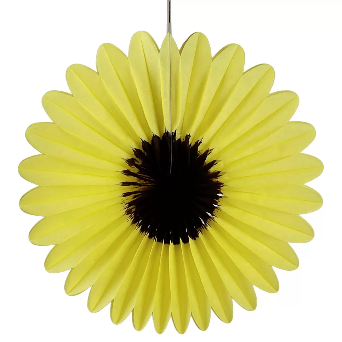 DecoWoerner Sunflower Blossom Made Of Honeycomb Paper, Flame Retardant 40 Cm