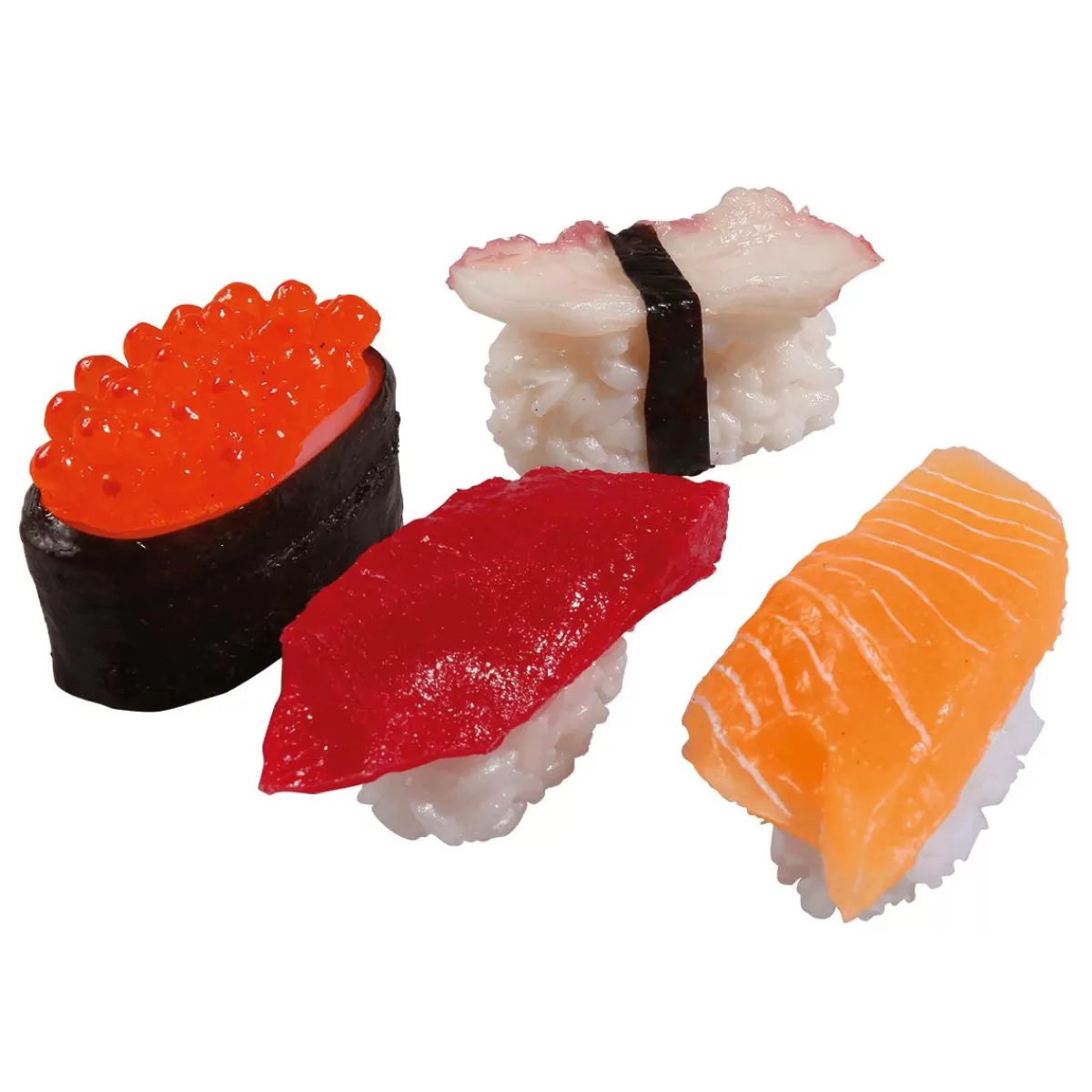 DecoWoerner Sushi Set Food Dummy, Set 4 Pieces