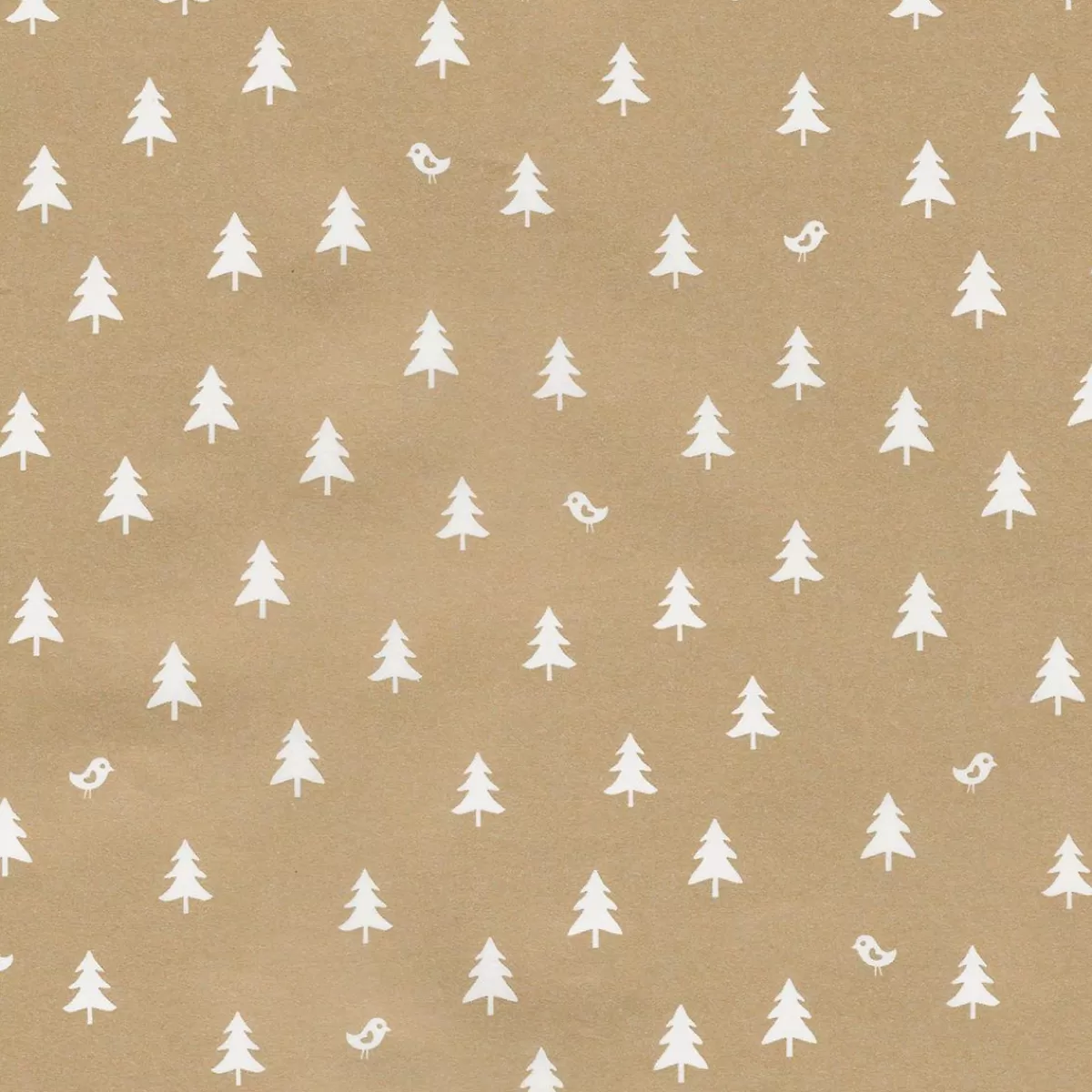 DecoWoerner Sustainable, en Christmas Wrapping Paper With White Fir Trees - 50 M Gift Wrapping Paper Roll