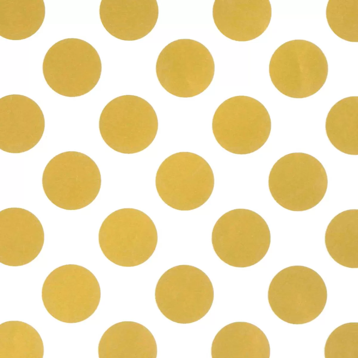 DecoWoerner Sustainable White Wrapping Paper With en Dots - 50 M Wrapping Paper Roll