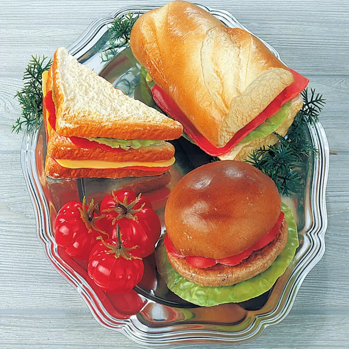 DecoWoerner Toast Sandwich Food Replica 14,5 Cm