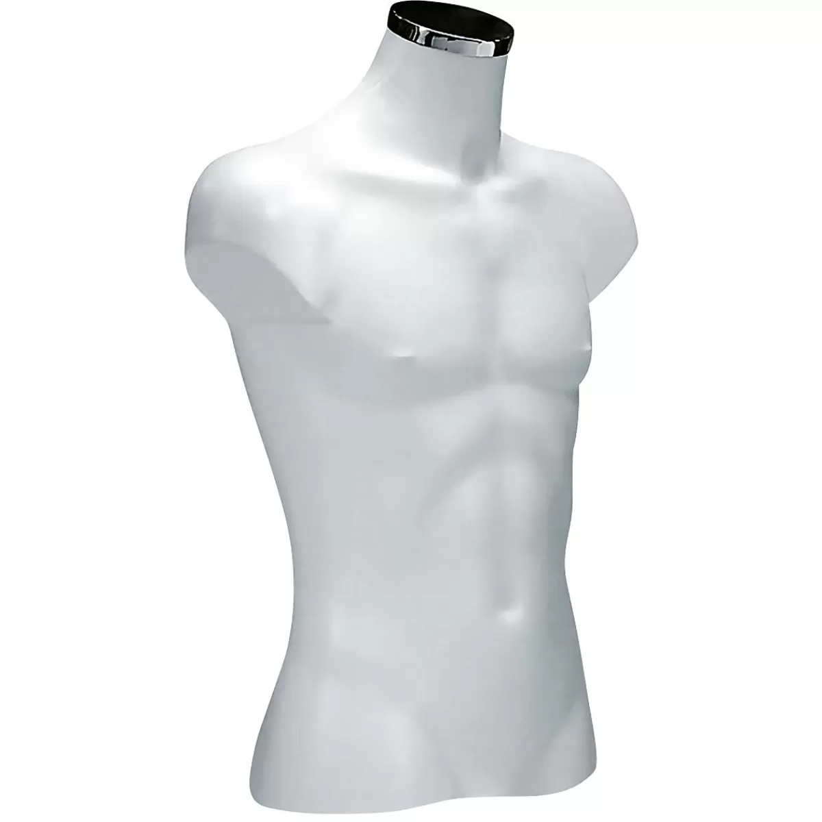 DecoWoerner Torso Plástico Mr 70 Cm Blanco