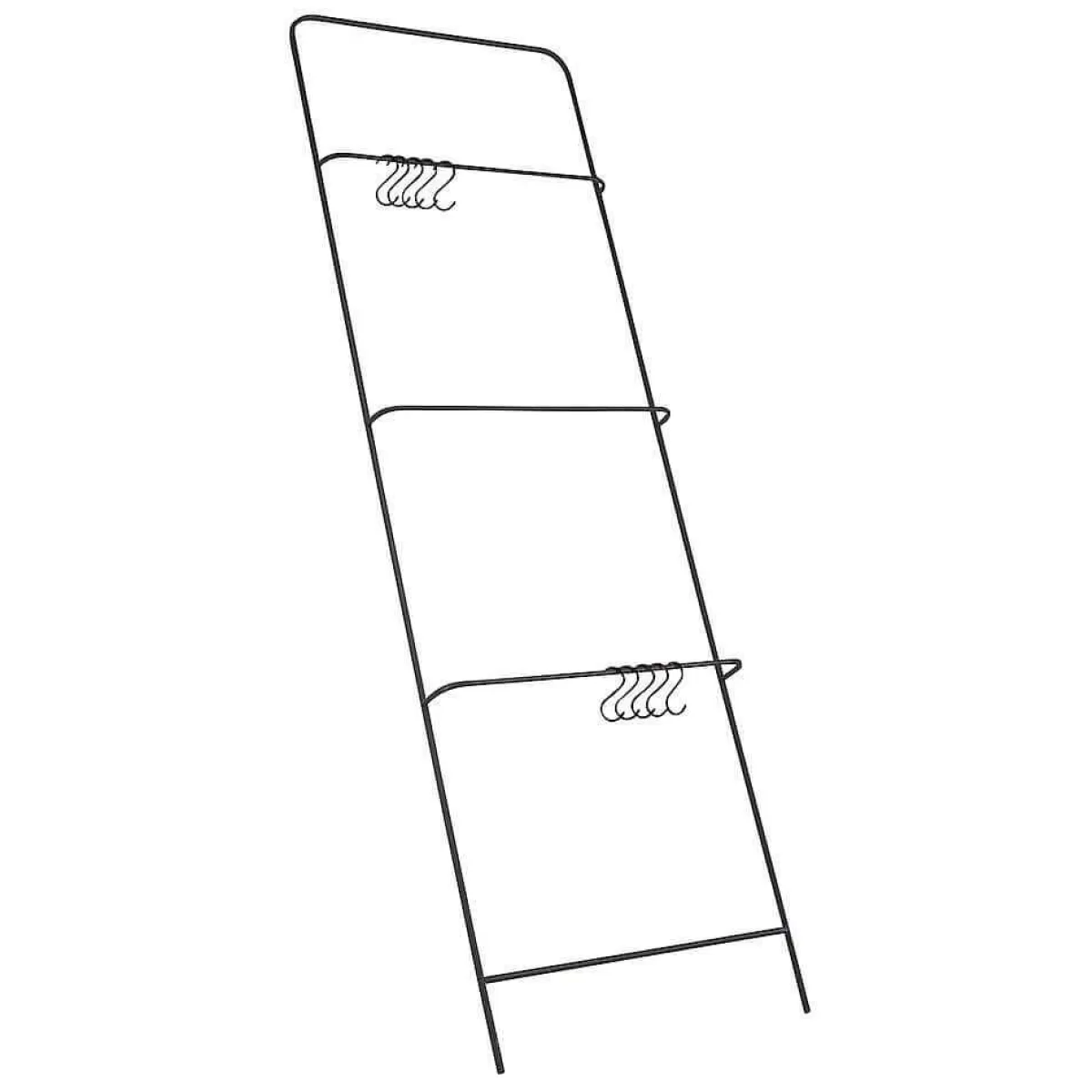 DecoWoerner Universal Stand Decorative Ladder, Length 193 Cm