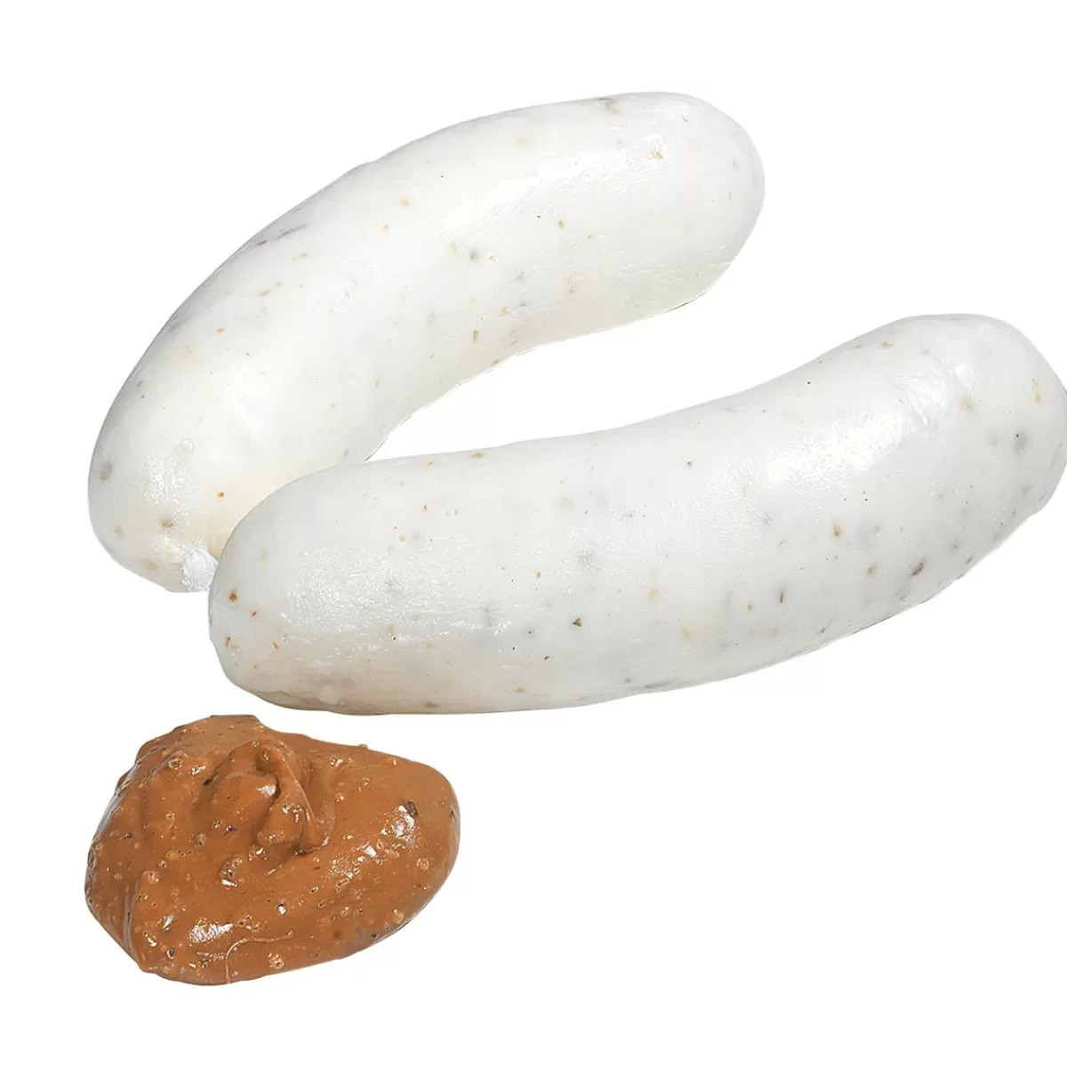 DecoWoerner Veal Sausages Pair With Mustard Food Dummy