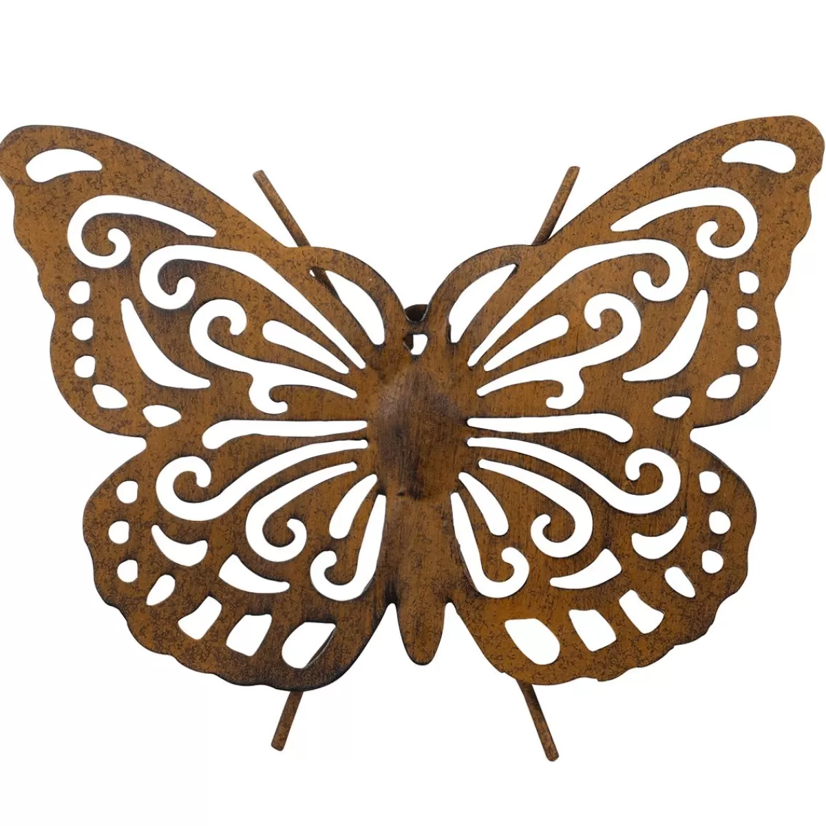 DecoWoerner Vintage Butterfly With Die-Cut Pattern Wall Hanger 4 X 20 X 23 Cm