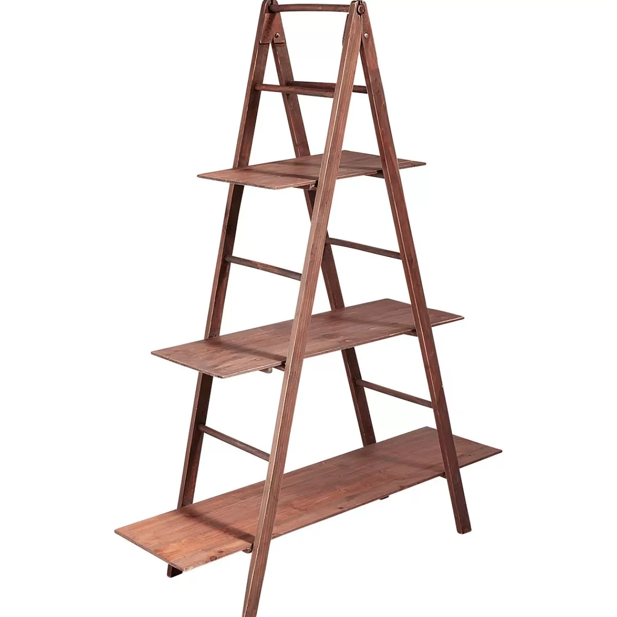 DecoWoerner Vintage Ladder-shelf , Height 150 Cm