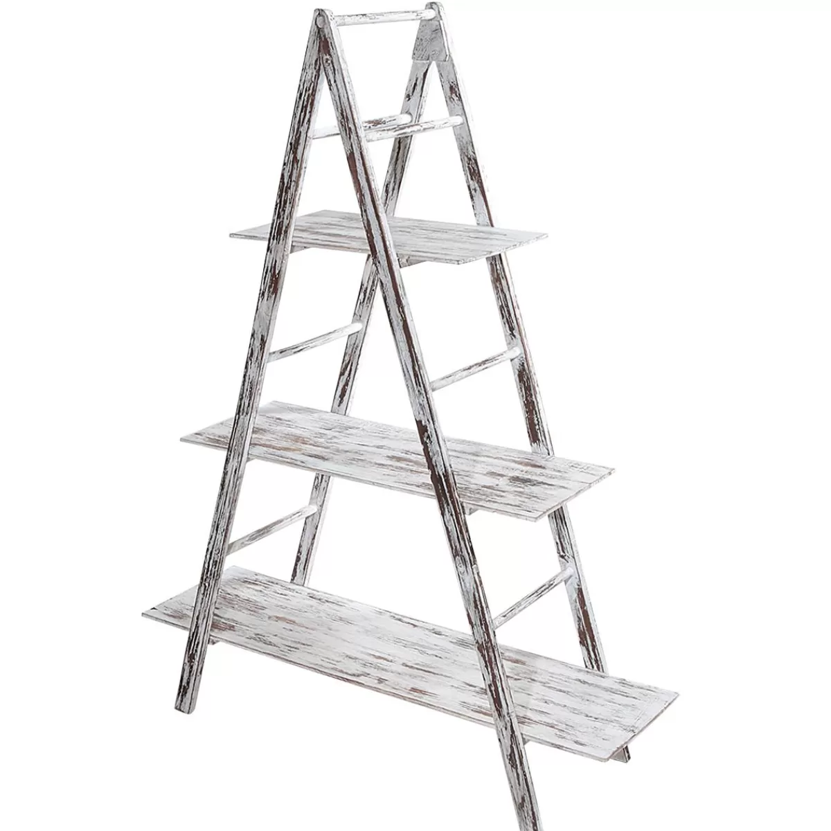 DecoWoerner Vintage Ladder-shelf , Height 150 Cm