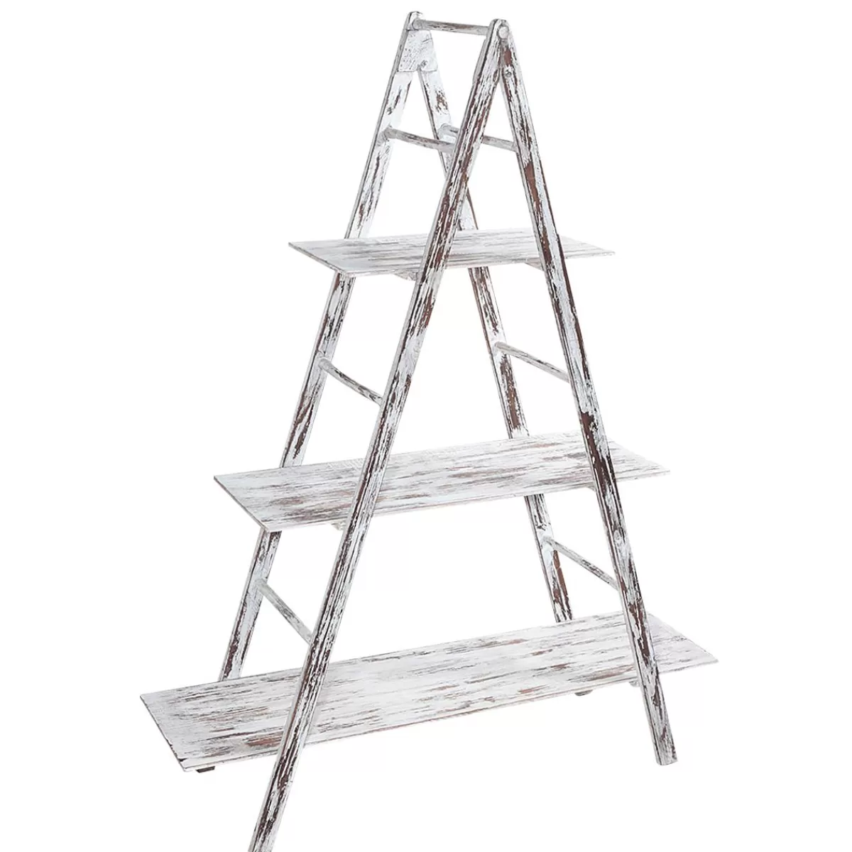 DecoWoerner Vintage Ladder-shelf , Height 150 Cm