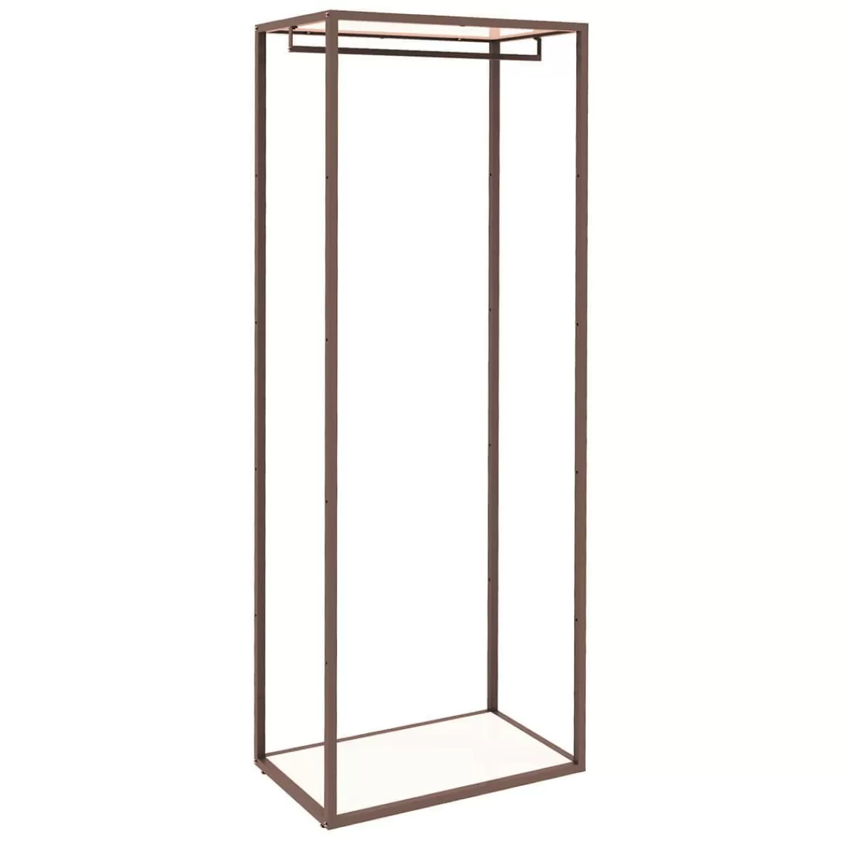 DecoWoerner VOGUE Centre Clothes Rack, 172 Cm, Copper