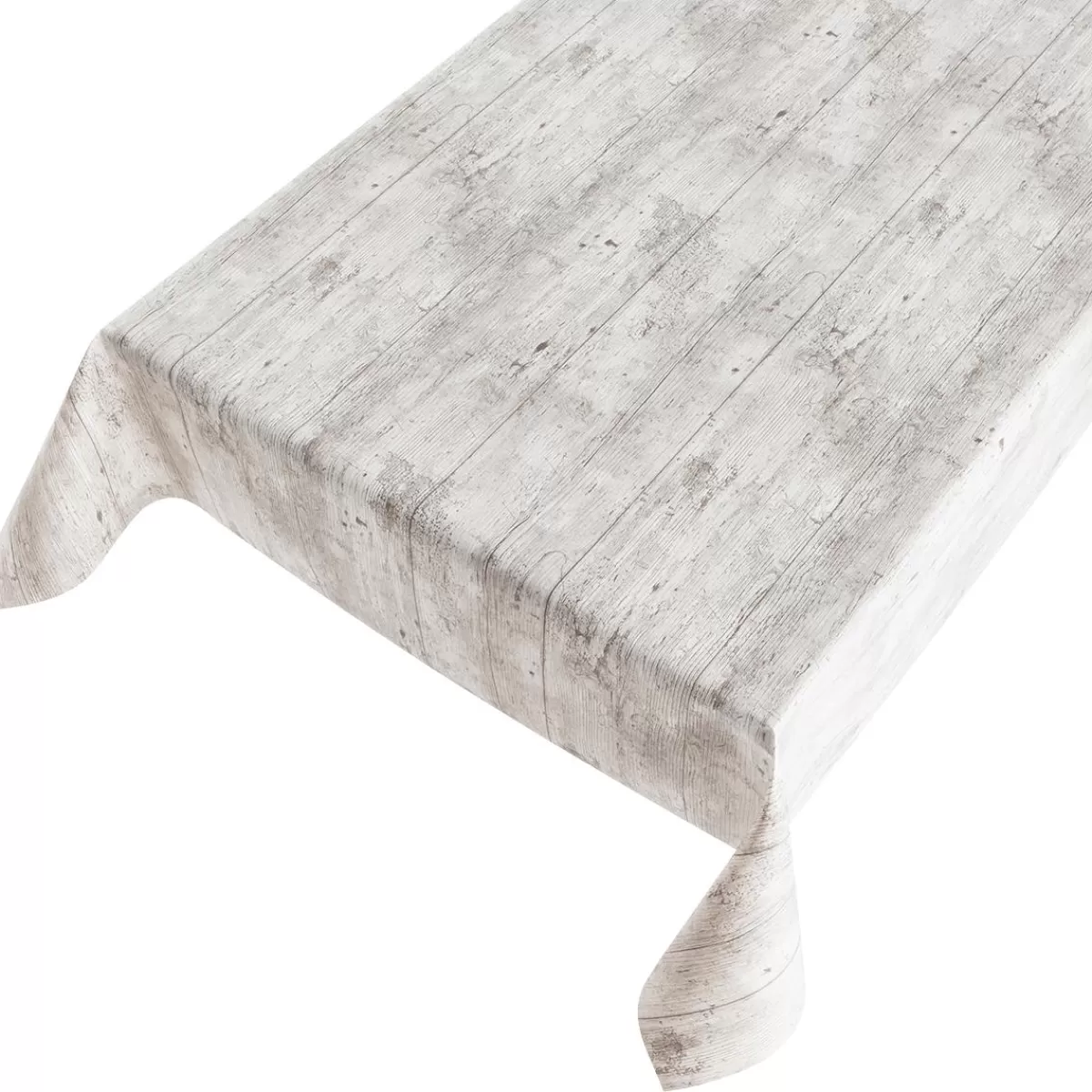 DecoWoerner Washable Oilcloth Tablecloth "Vintage Wood", Sold By The Metre 140 Cm Wide