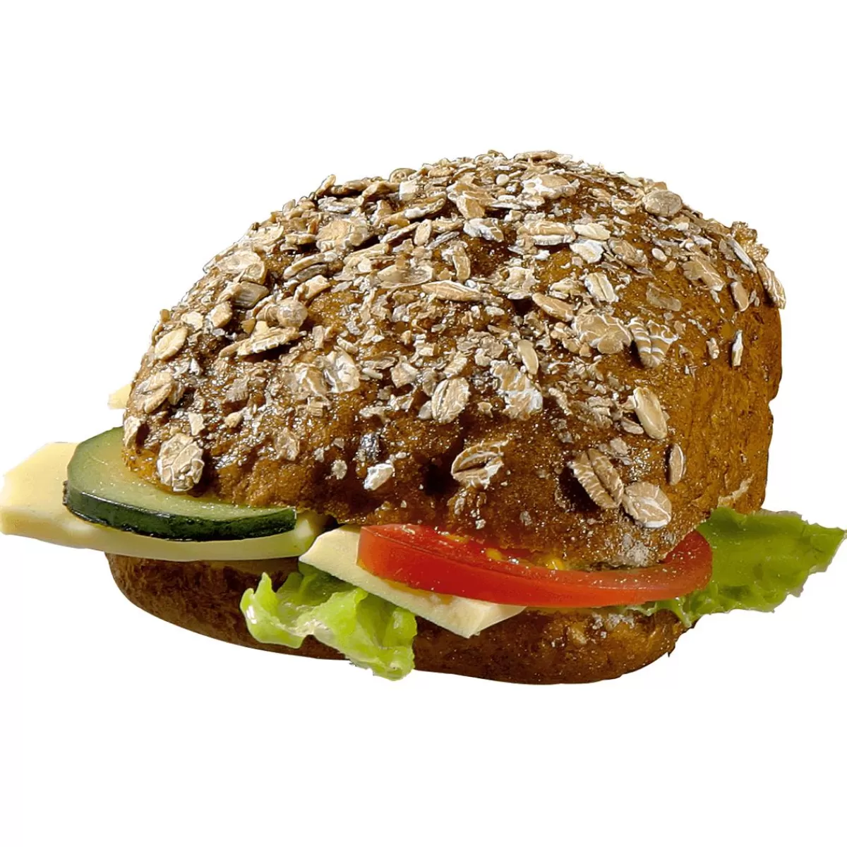 DecoWoerner Wholemeal Cheese & Salad Roll Food Dummy