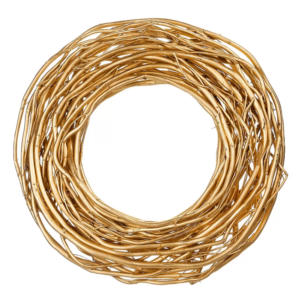 DecoWoerner Willow Branch Door Wreath Lacquered 40 Cm