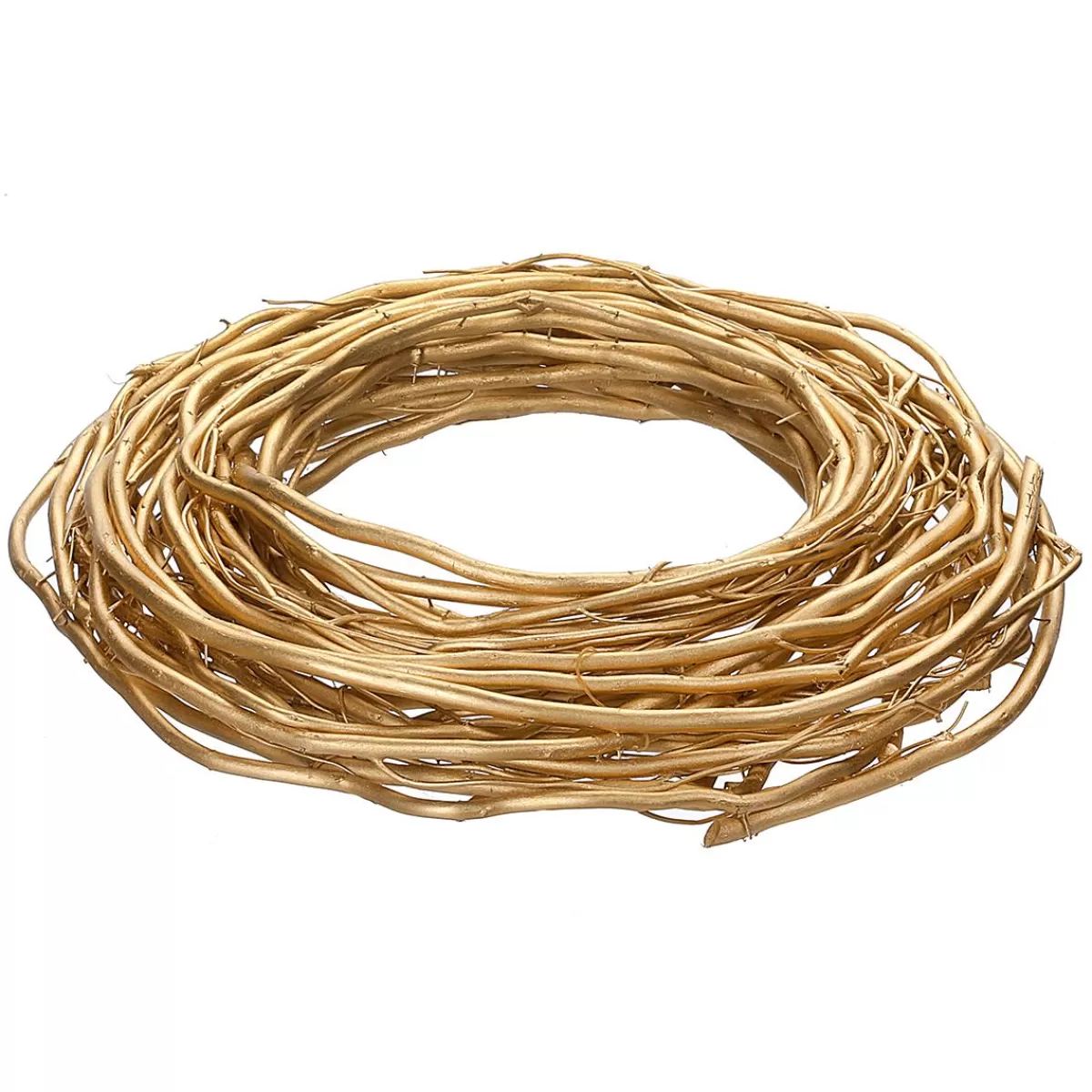 DecoWoerner Willow Branch Door Wreath Lacquered 40 Cm