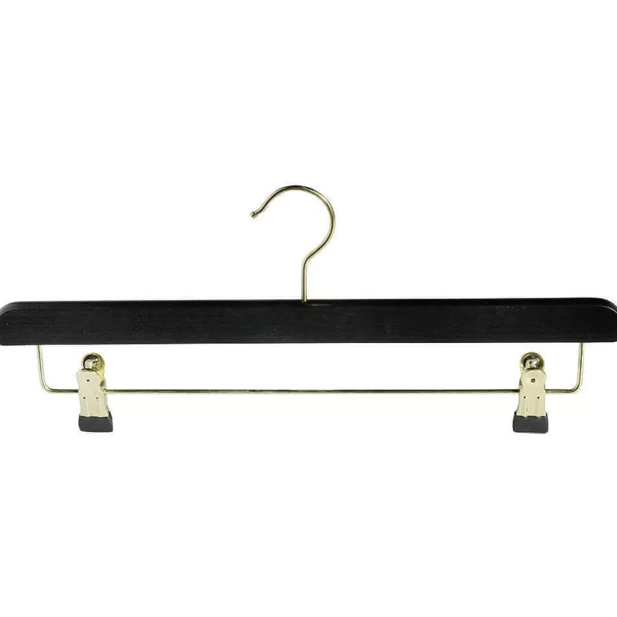 DecoWoerner Wooden Clamp Hanger ,/brass, 40 Cm