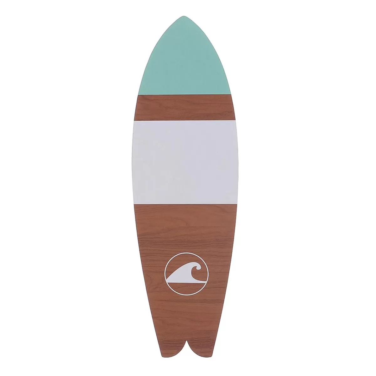 DecoWoerner Wooden Display "Surfboard" 130 X 40 Cm