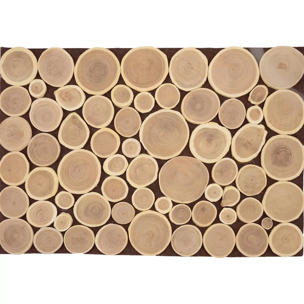 DecoWoerner Wooden Slice Panels In Two Sizes