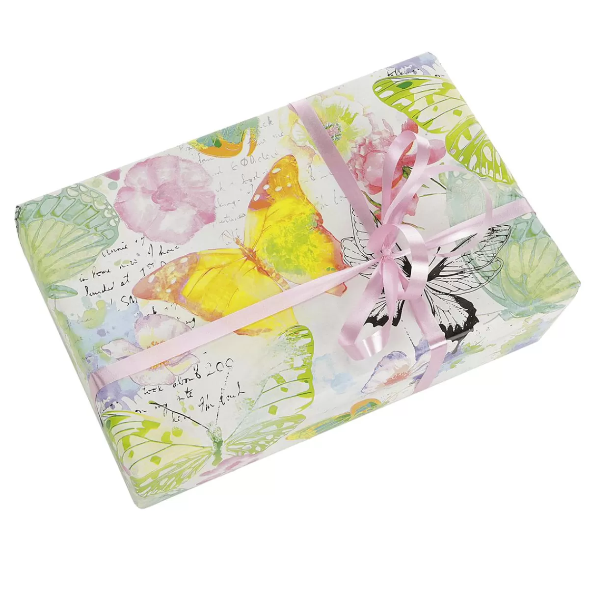 DecoWoerner Wrapping Paper Butterflies, 50 Cm, 50 M